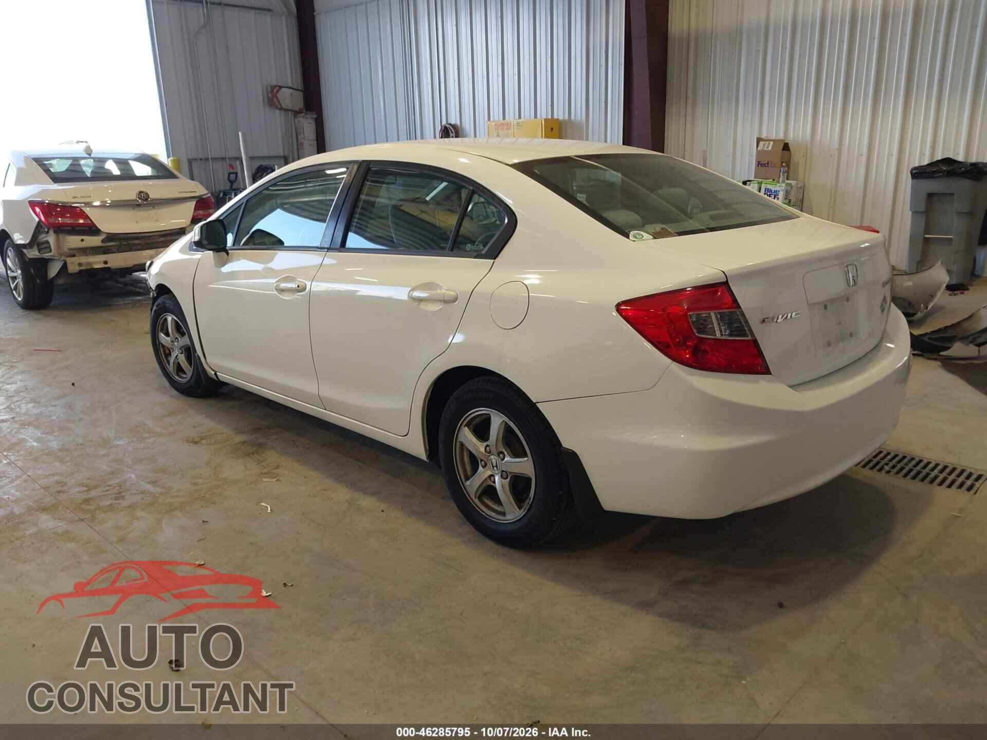 HONDA CIVIC 2012 - 19XFB5F57CE002148