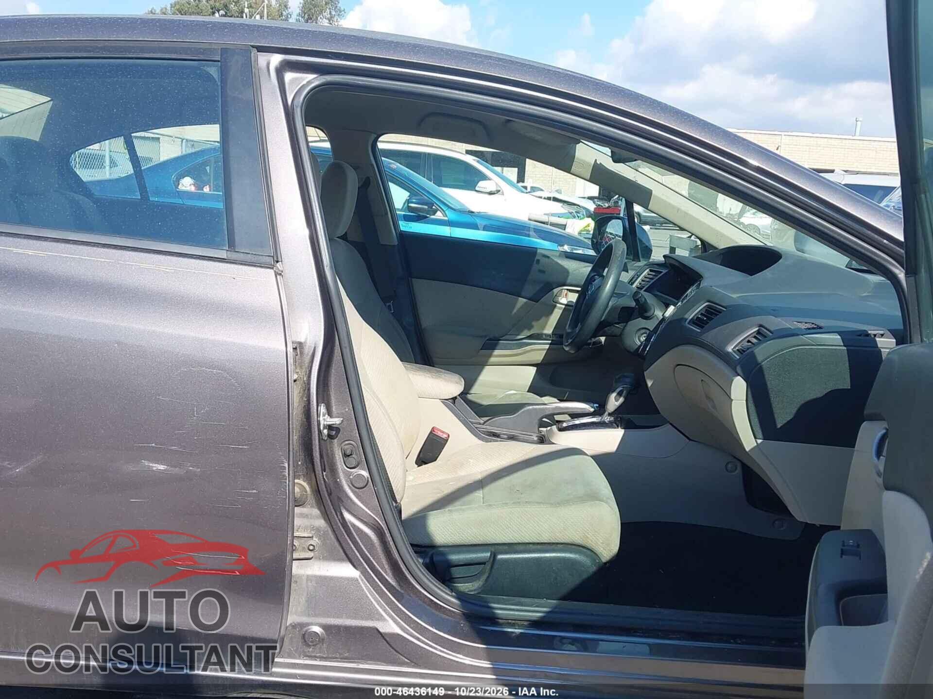 HONDA CIVIC 2013 - 19XFB2F54DE036175