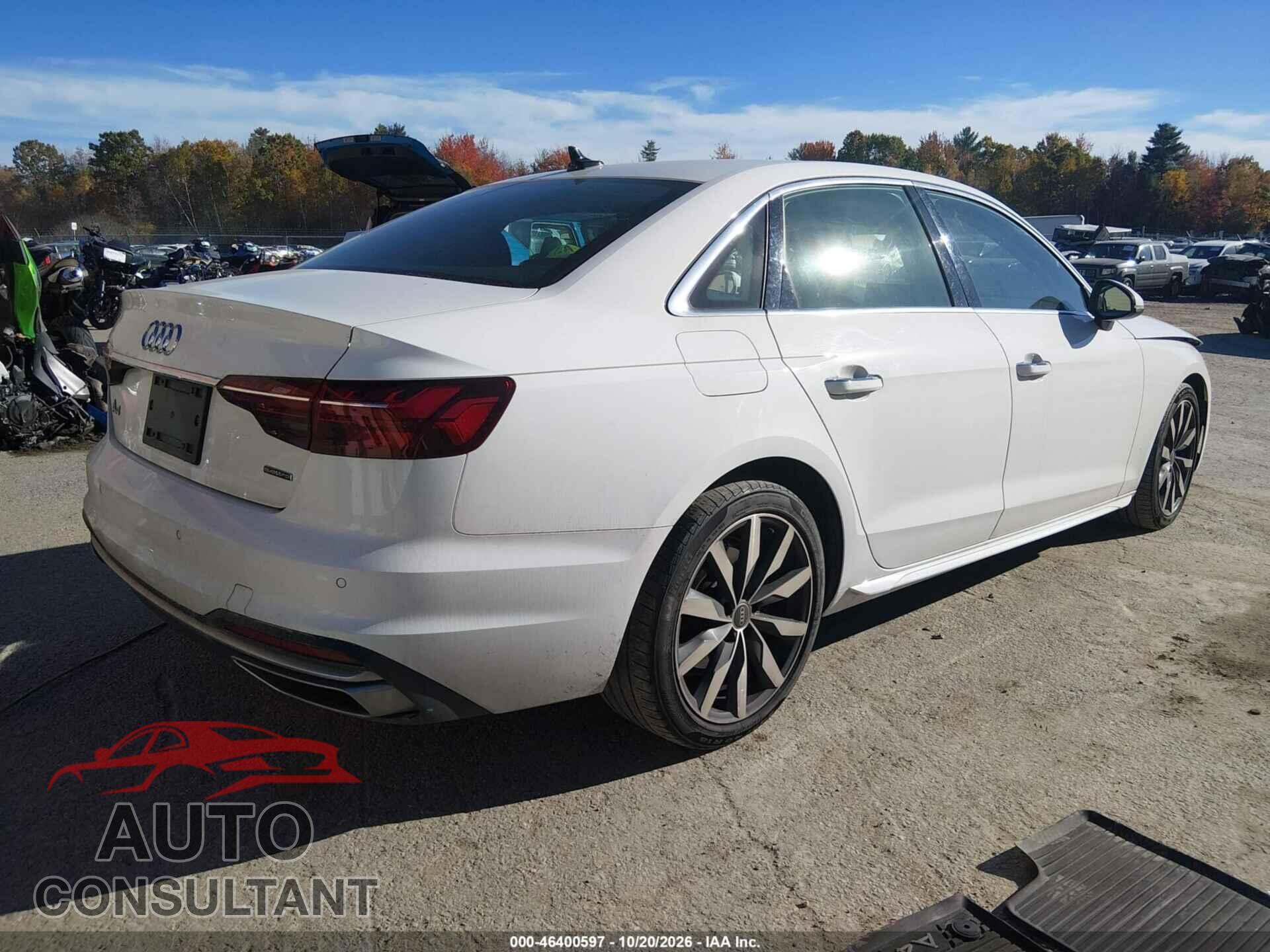 AUDI A4 2021 - WAUABAF44MA087378