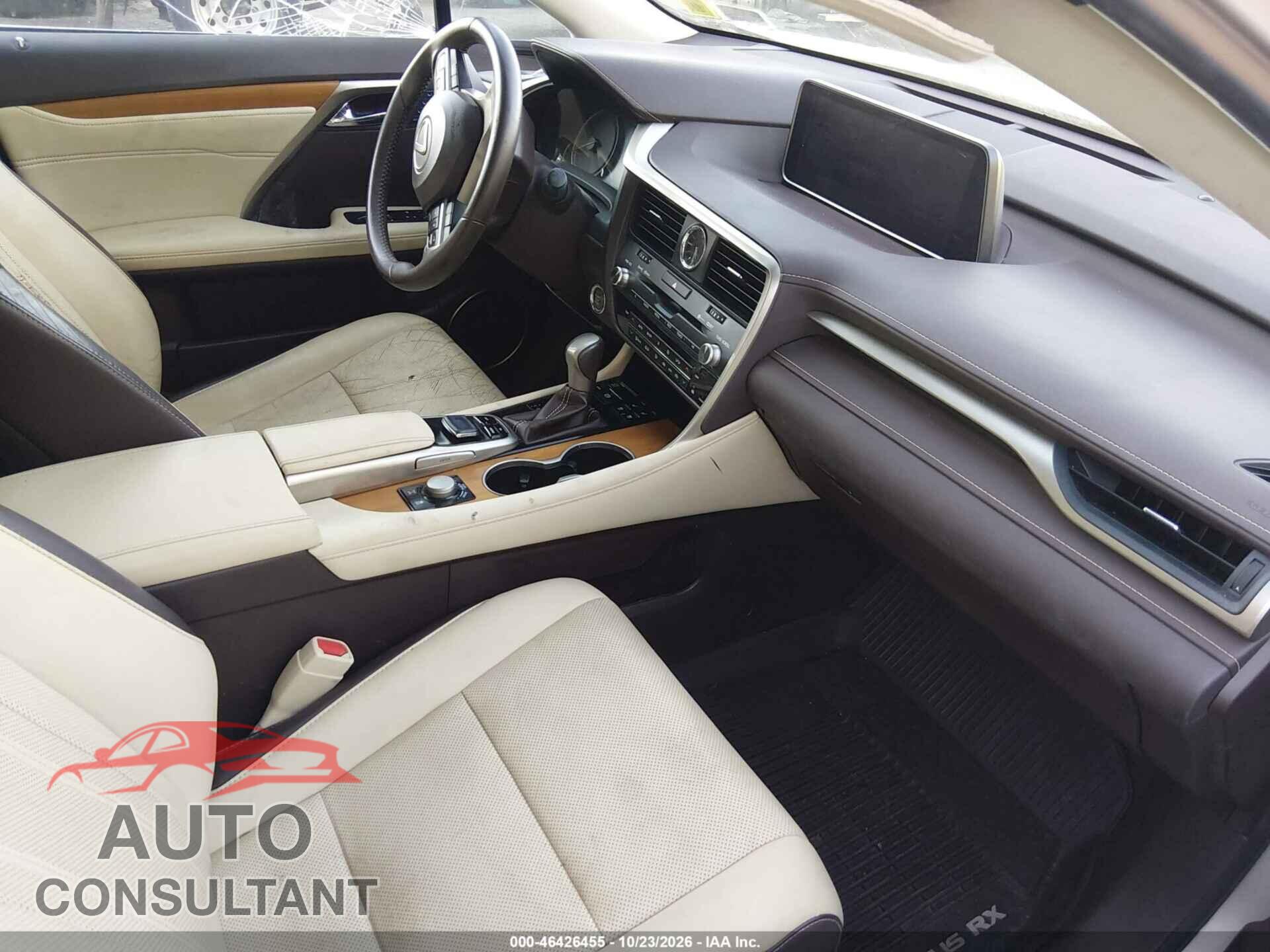 LEXUS RX 350 2017 - 2T2BZMCA2HC068582