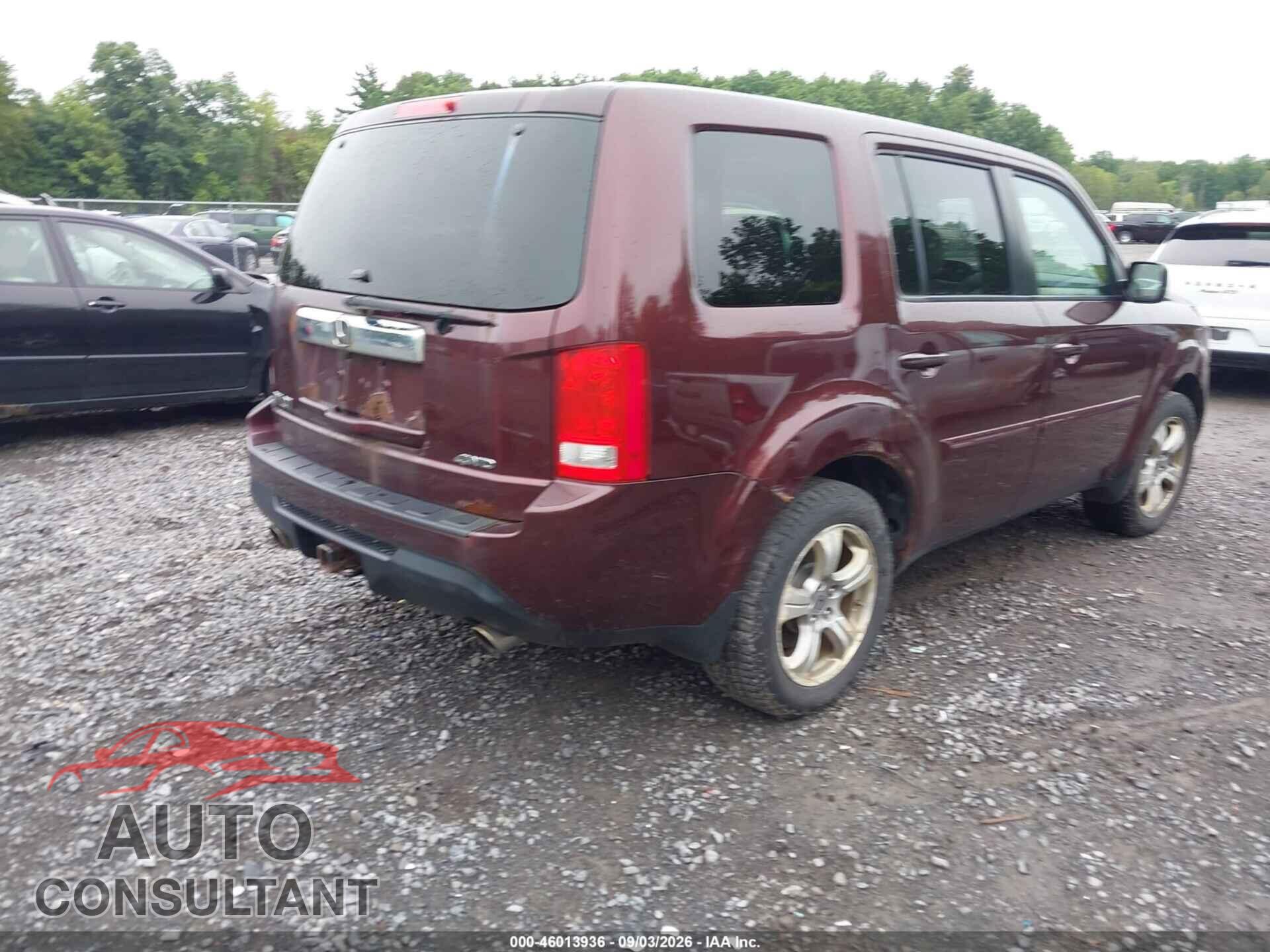 HONDA PILOT 2013 - 5FNYF4H53DB046132