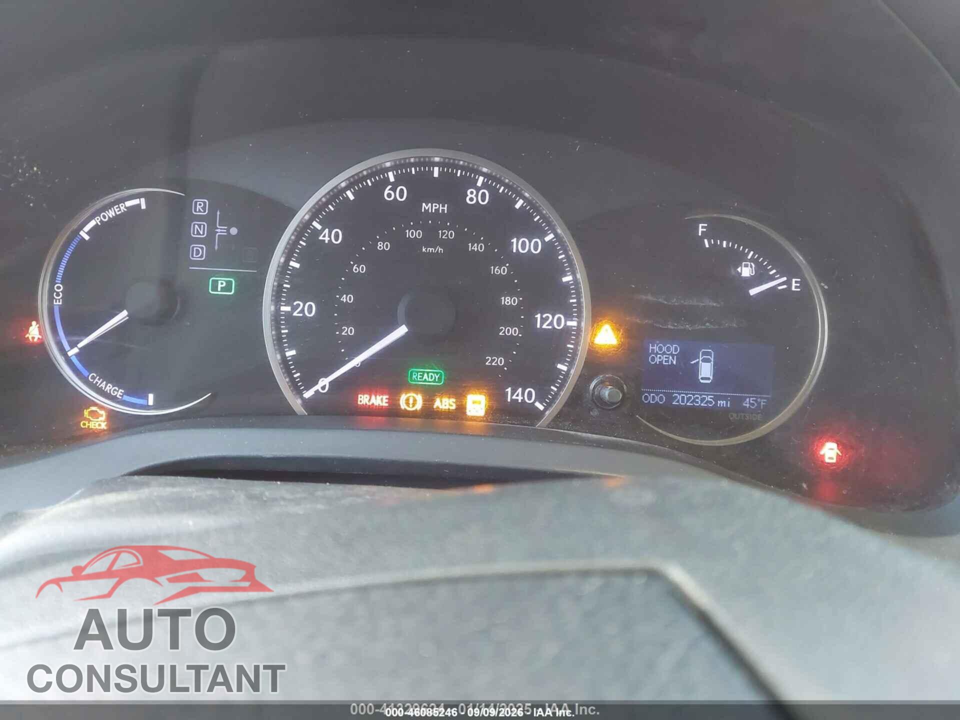 LEXUS CT 200H 2015 - JTHKD5BH5F2225619