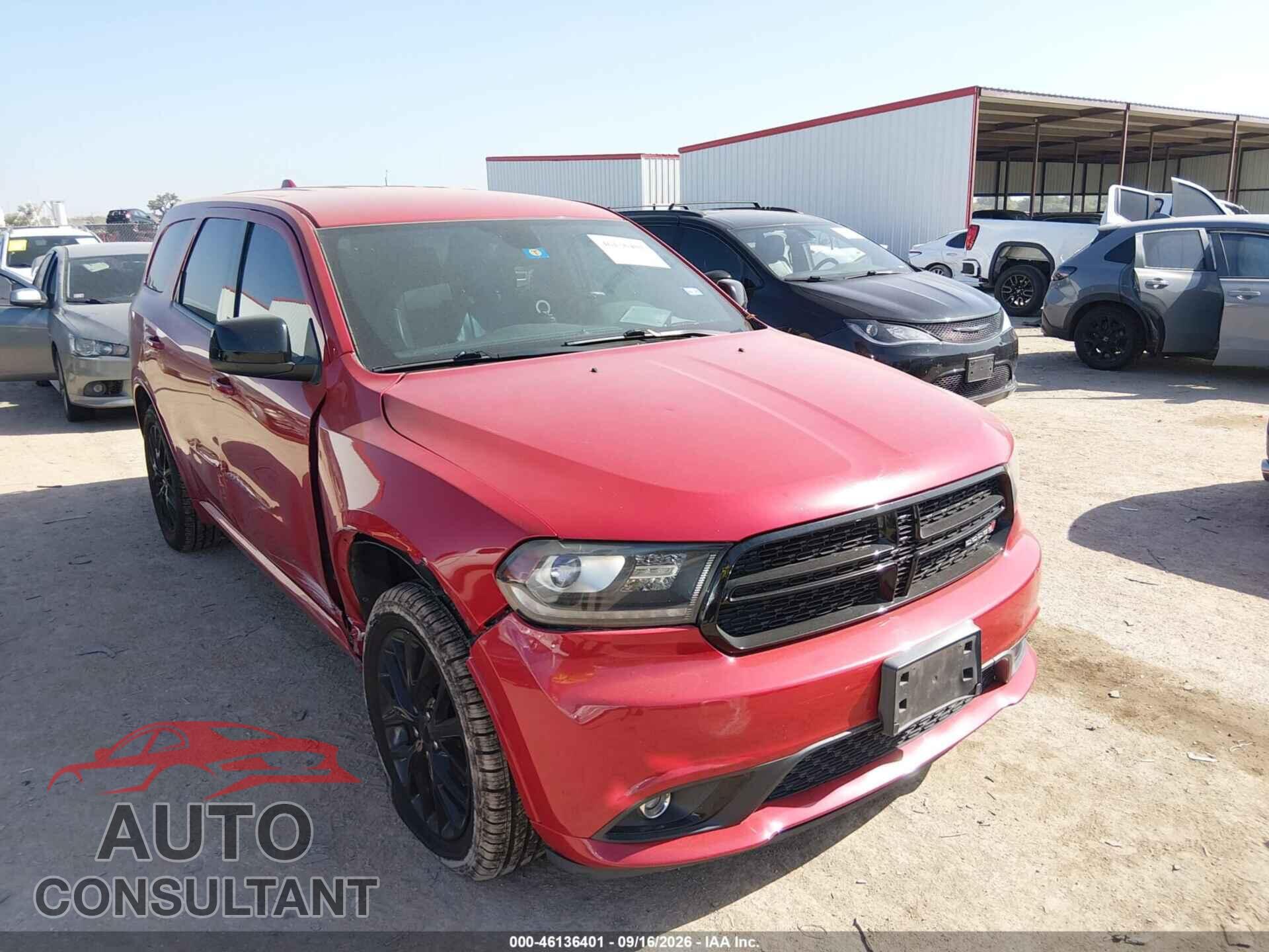 DODGE DURANGO 2016 - 1C4RDHAG4GC502637