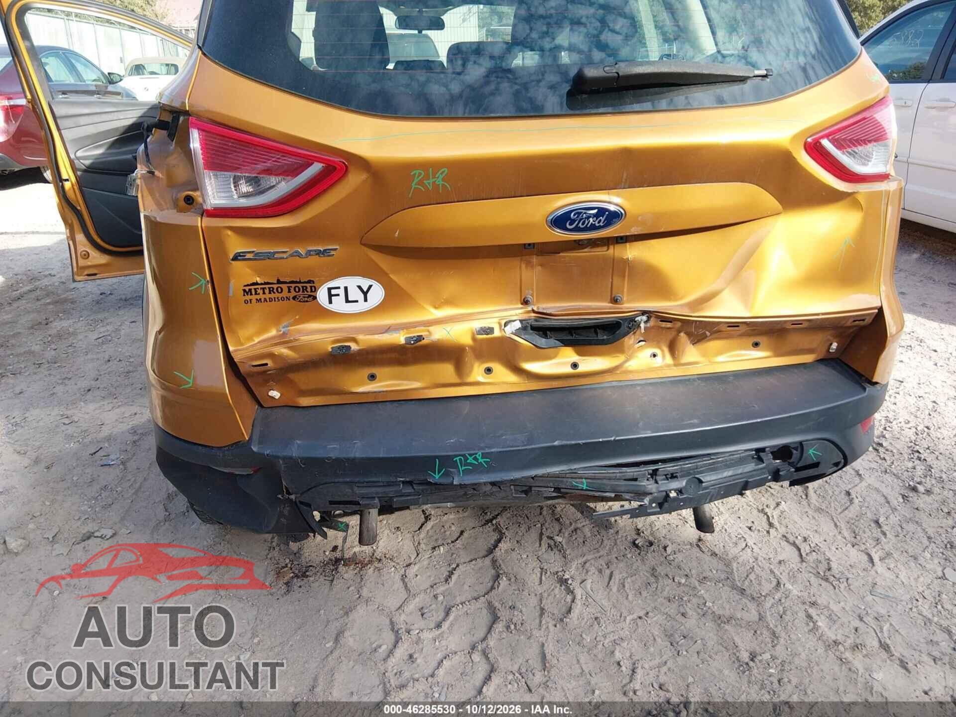 FORD ESCAPE 2016 - 1FMCU0F73GUB54285