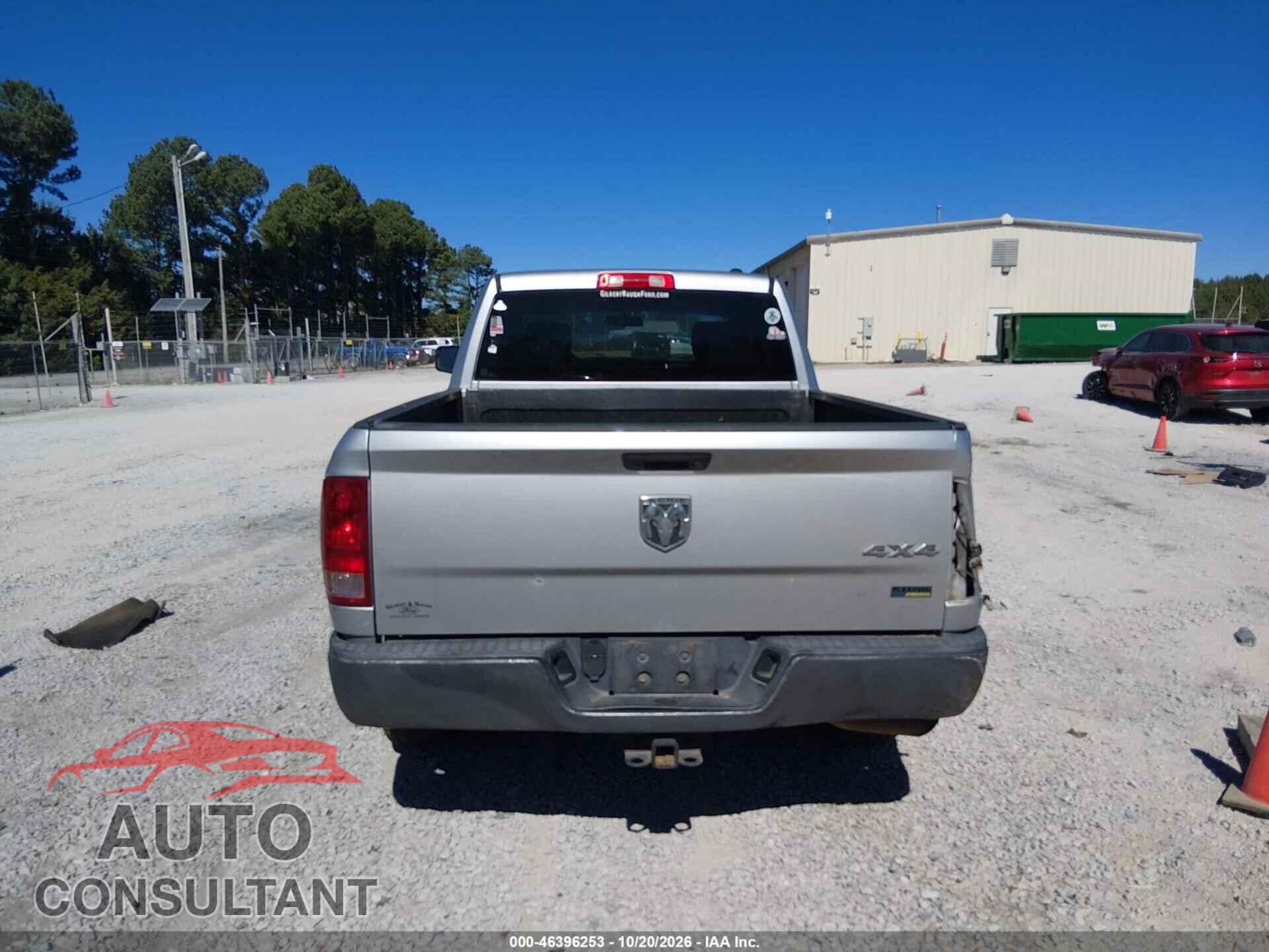 DODGE RAM 1500 2010 - 1D7RV1GP6AS197723