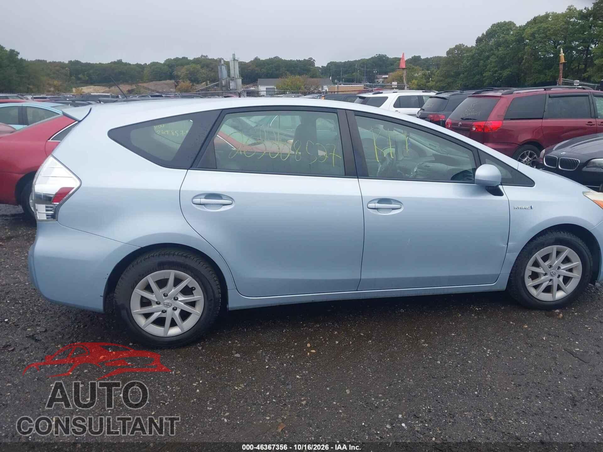 TOYOTA PRIUS V 2013 - JTDZN3EU6D3201959