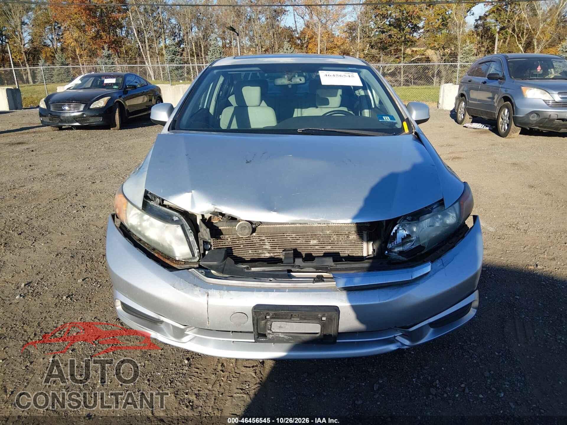HONDA CIVIC 2012 - 2HGFB2F81CH320751