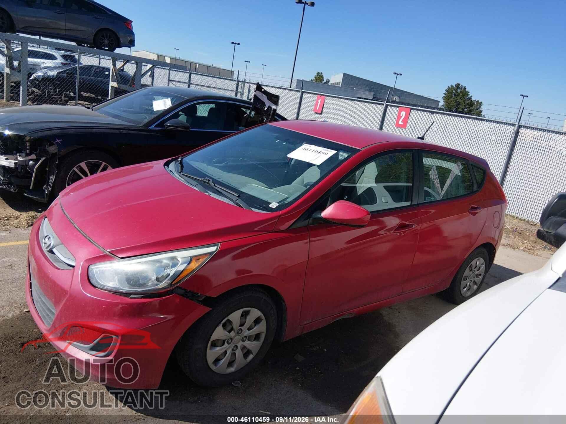 HYUNDAI ACCENT 2016 - KMHCT5AEXGU256866