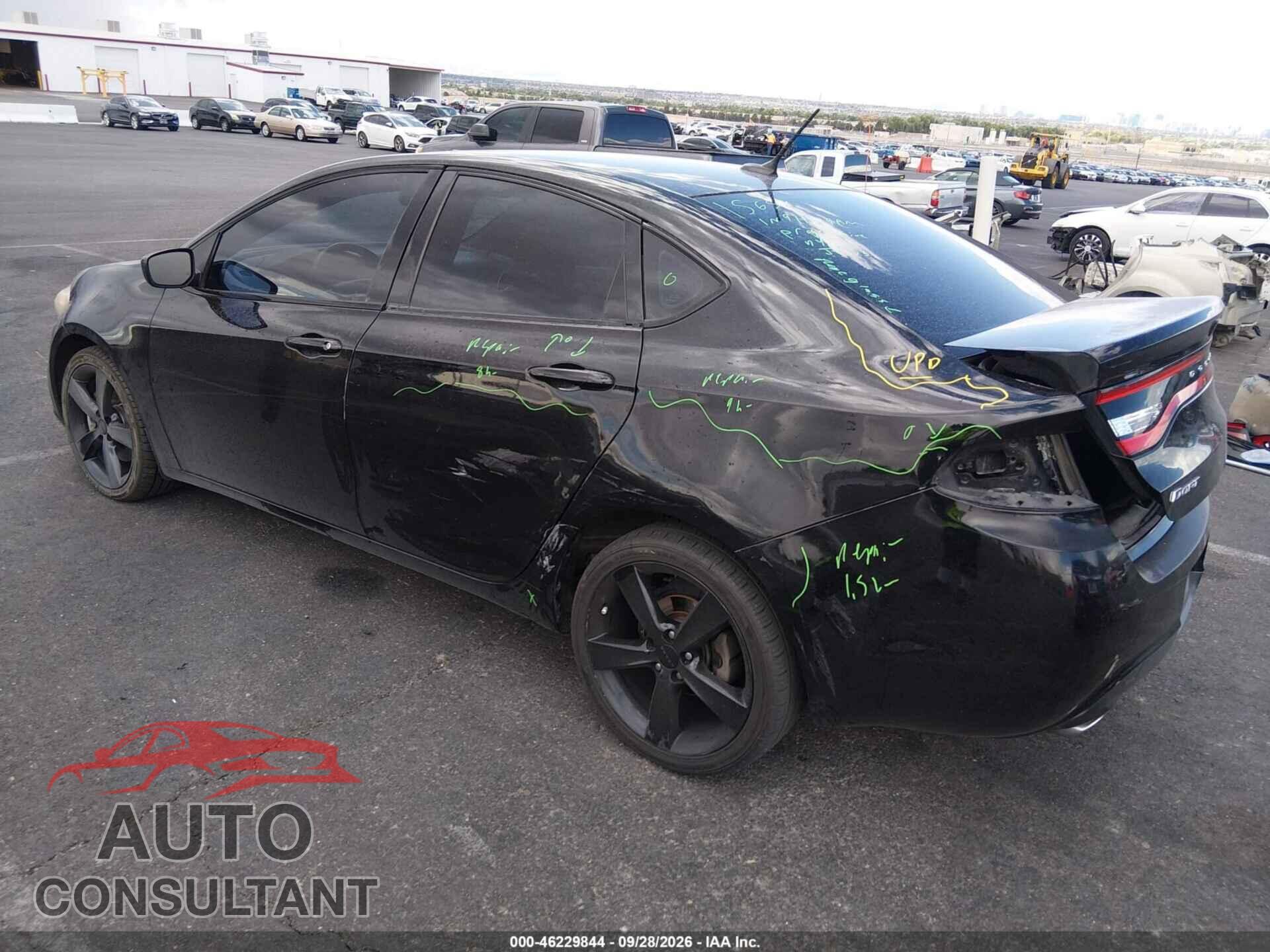 DODGE DART 2015 - 1C3CDFBB9FD252161