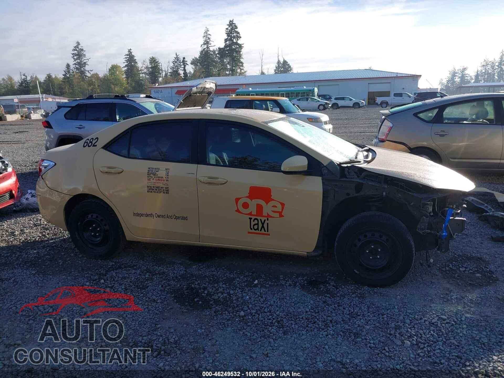 TOYOTA COROLLA 2019 - 2T1BURHE9KC196904