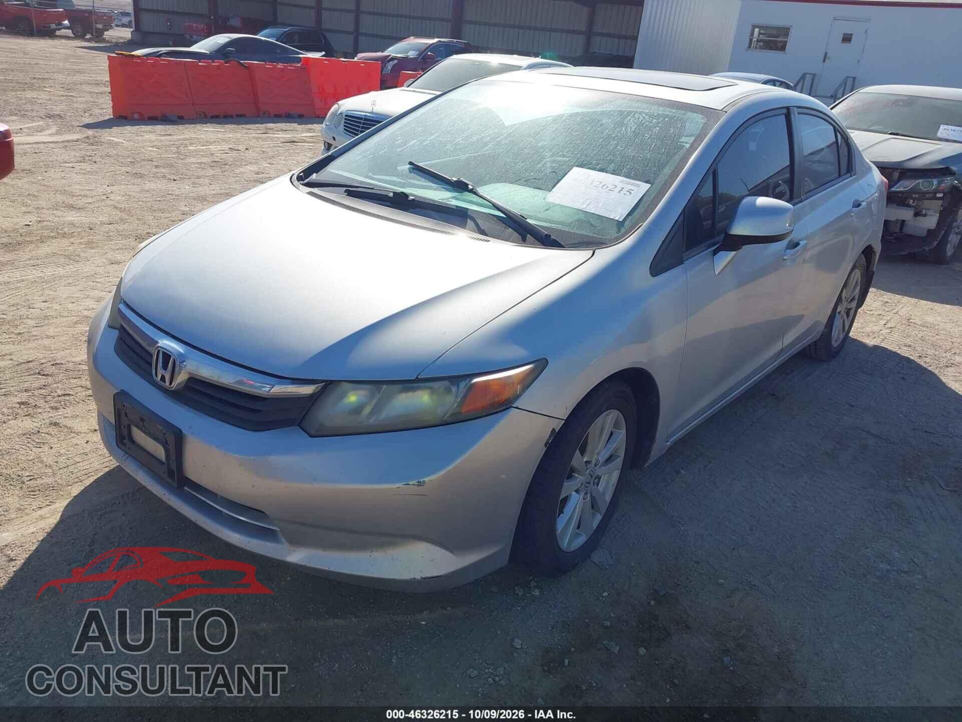 HONDA CIVIC 2012 - 2HGFB2F8XCH585782