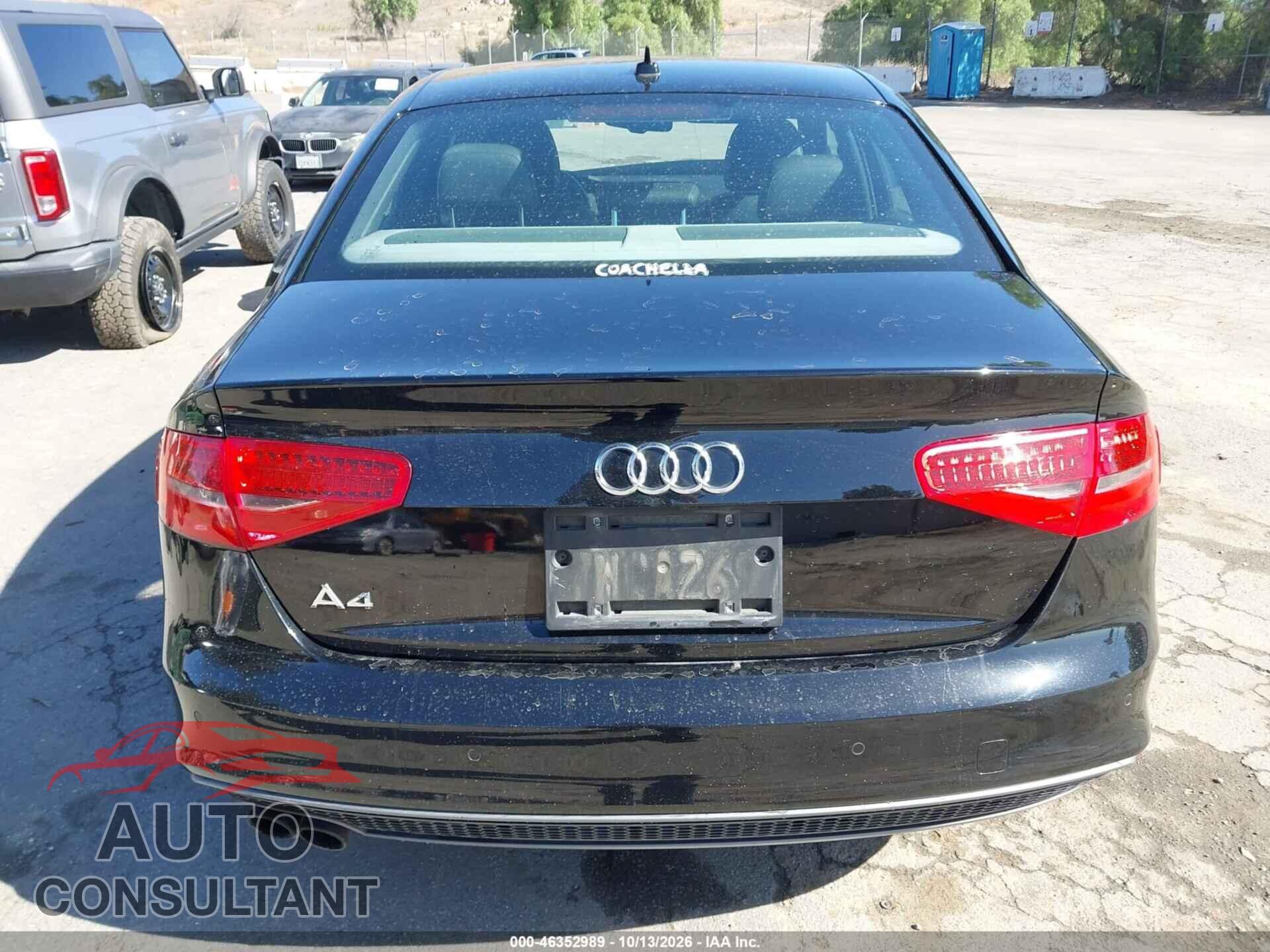 AUDI A4 2015 - WAUEFAFL7FN005877