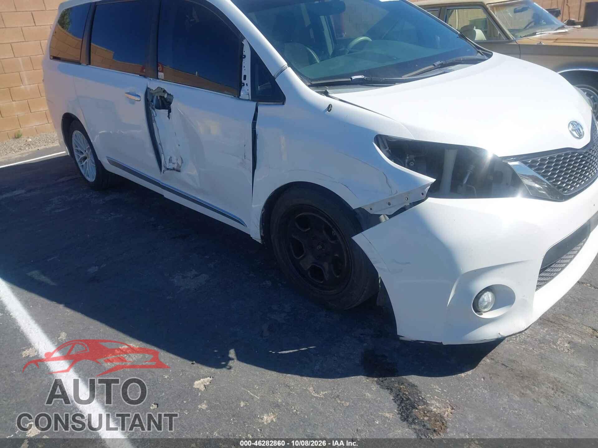 TOYOTA SIENNA 2013 - 5TDXK3DC8DS334262