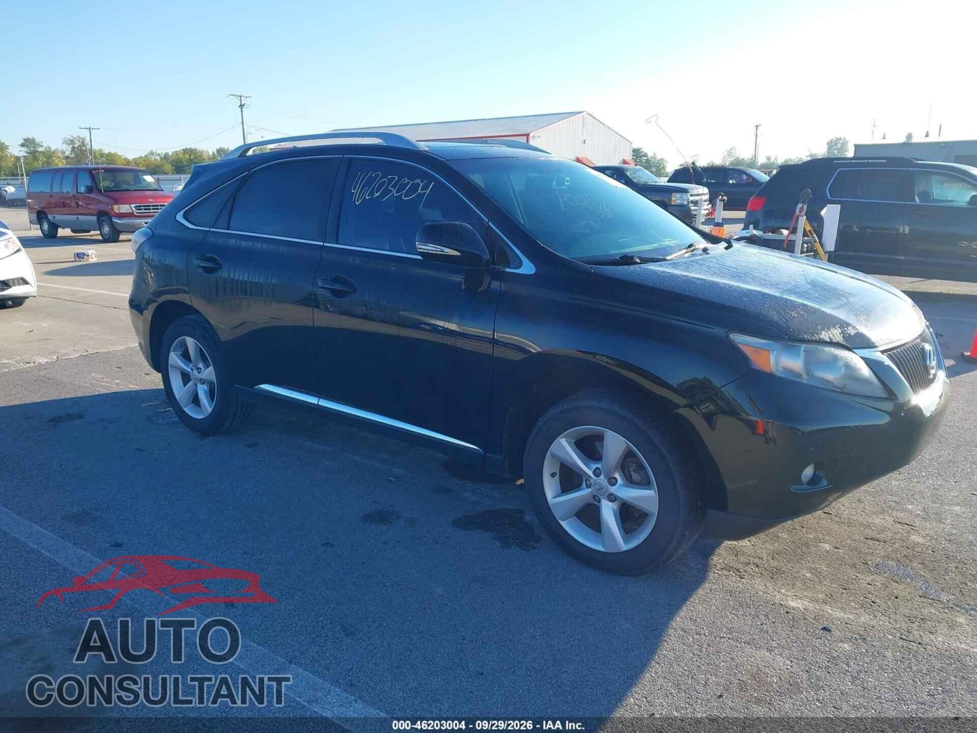 LEXUS RX 350 2011 - 2T2BK1BA0BC098871