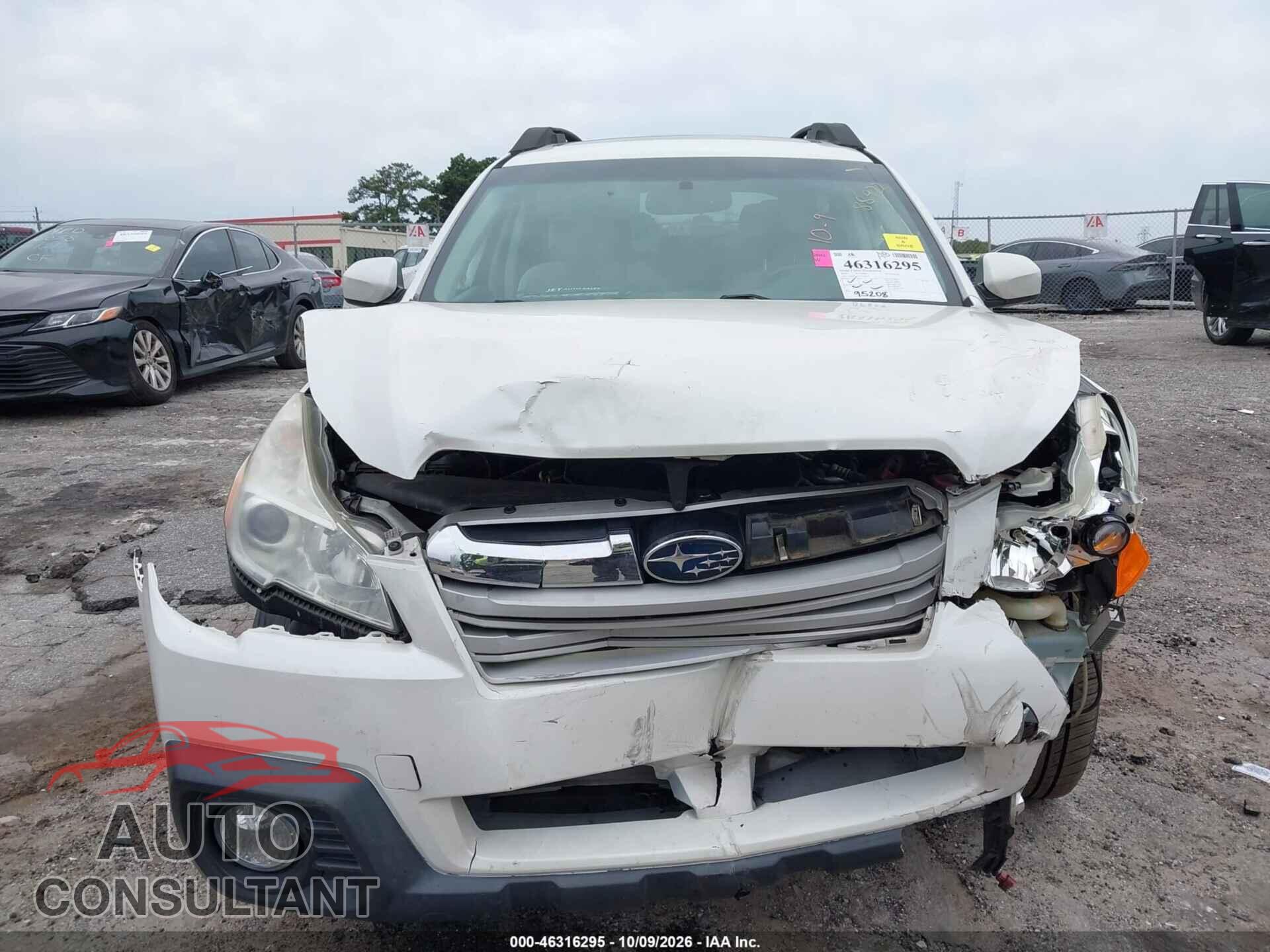 SUBARU OUTBACK 2014 - 4S4BRCDC5E3288927