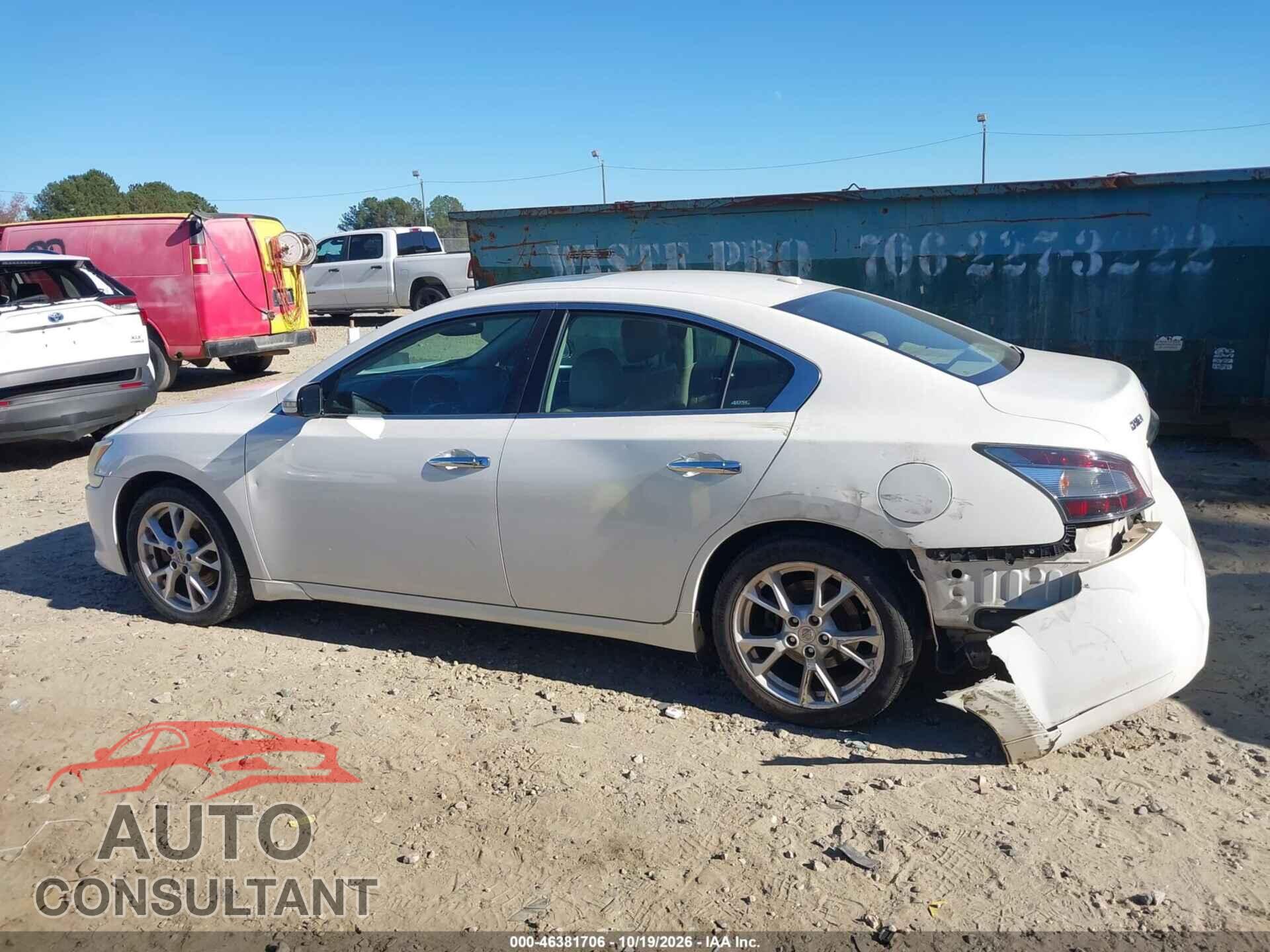 NISSAN MAXIMA 2012 - 1N4AA5APXCC836711