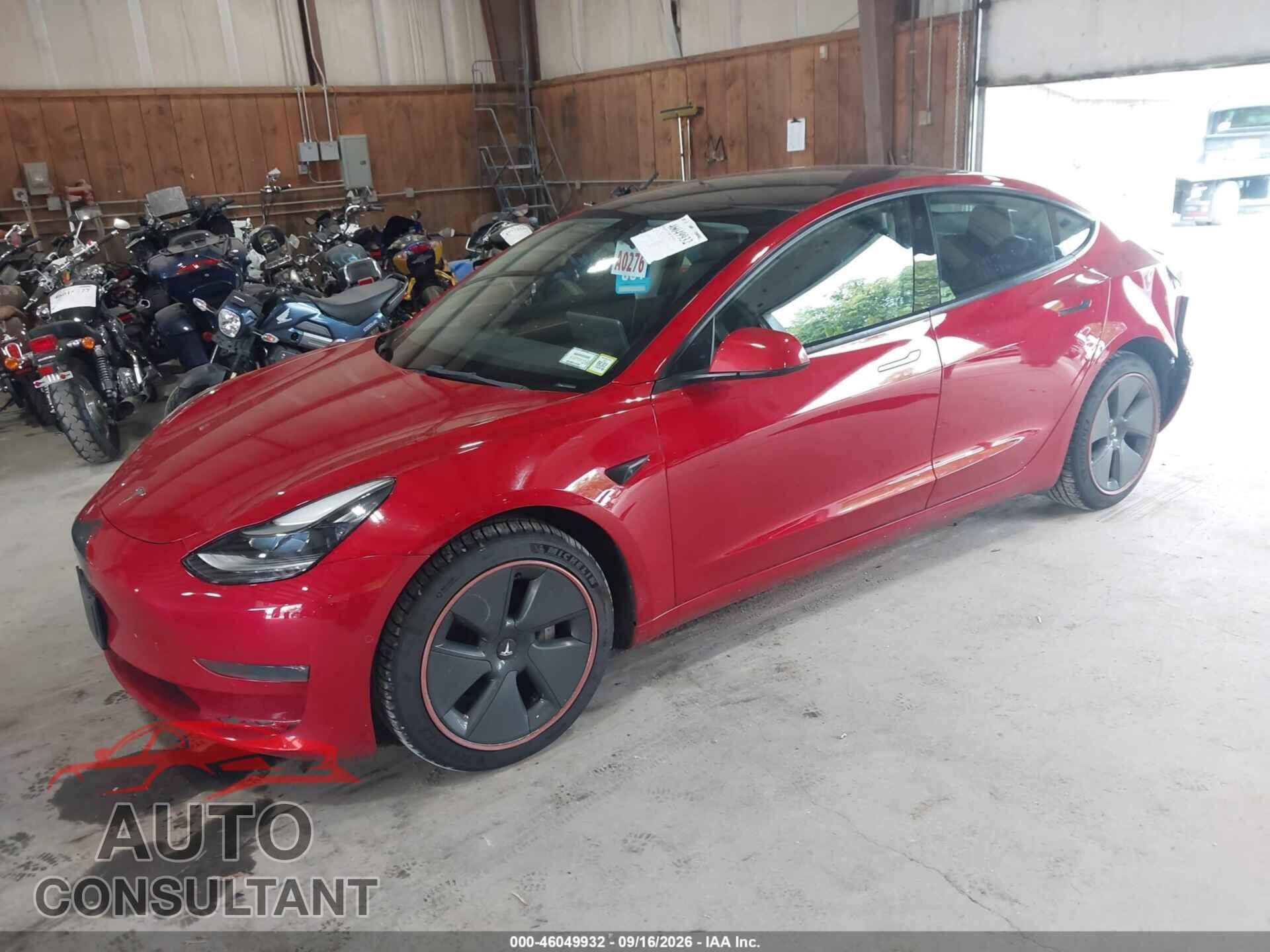 TESLA MODEL 3 2022 - 5YJ3E1EB6NF182925