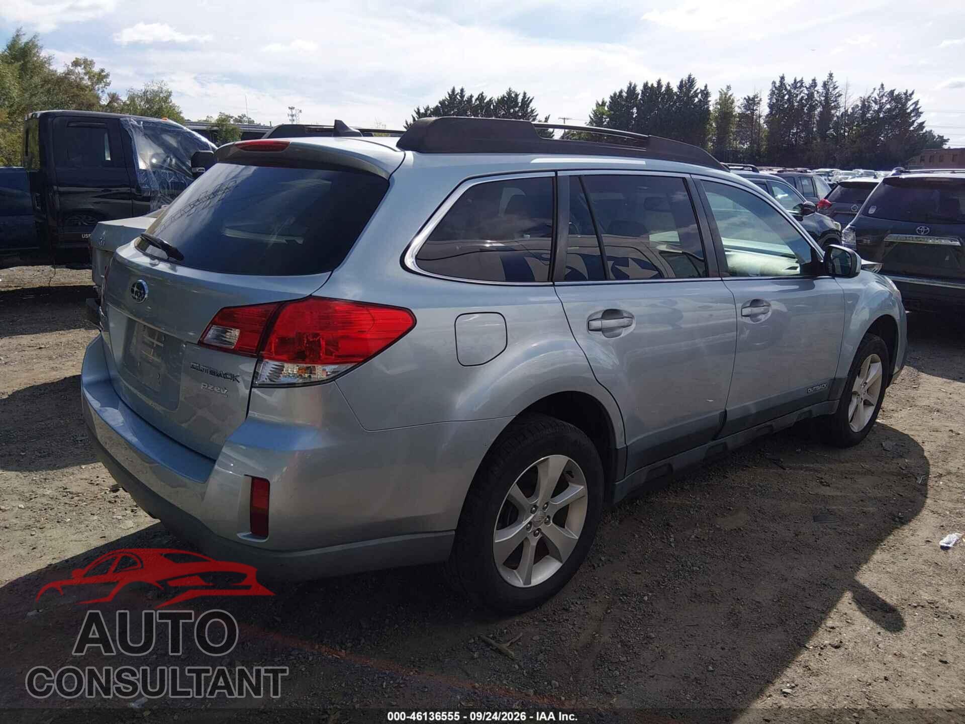 SUBARU OUTBACK 2013 - 4S4BRBKC9D3277795