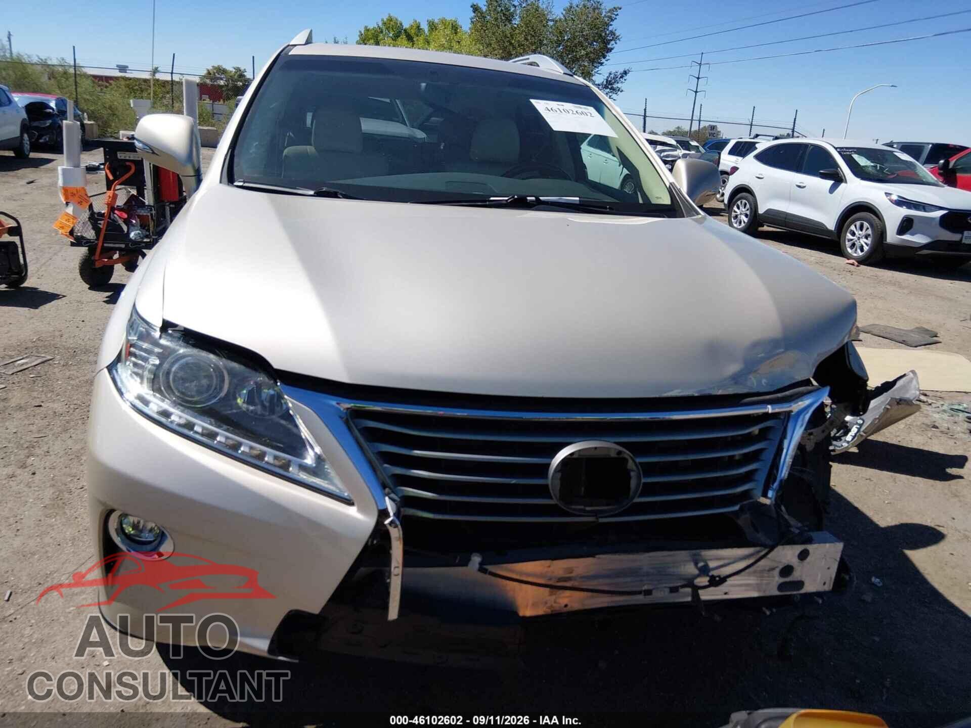 LEXUS RX 350 2015 - 2T2BK1BA8FC276905