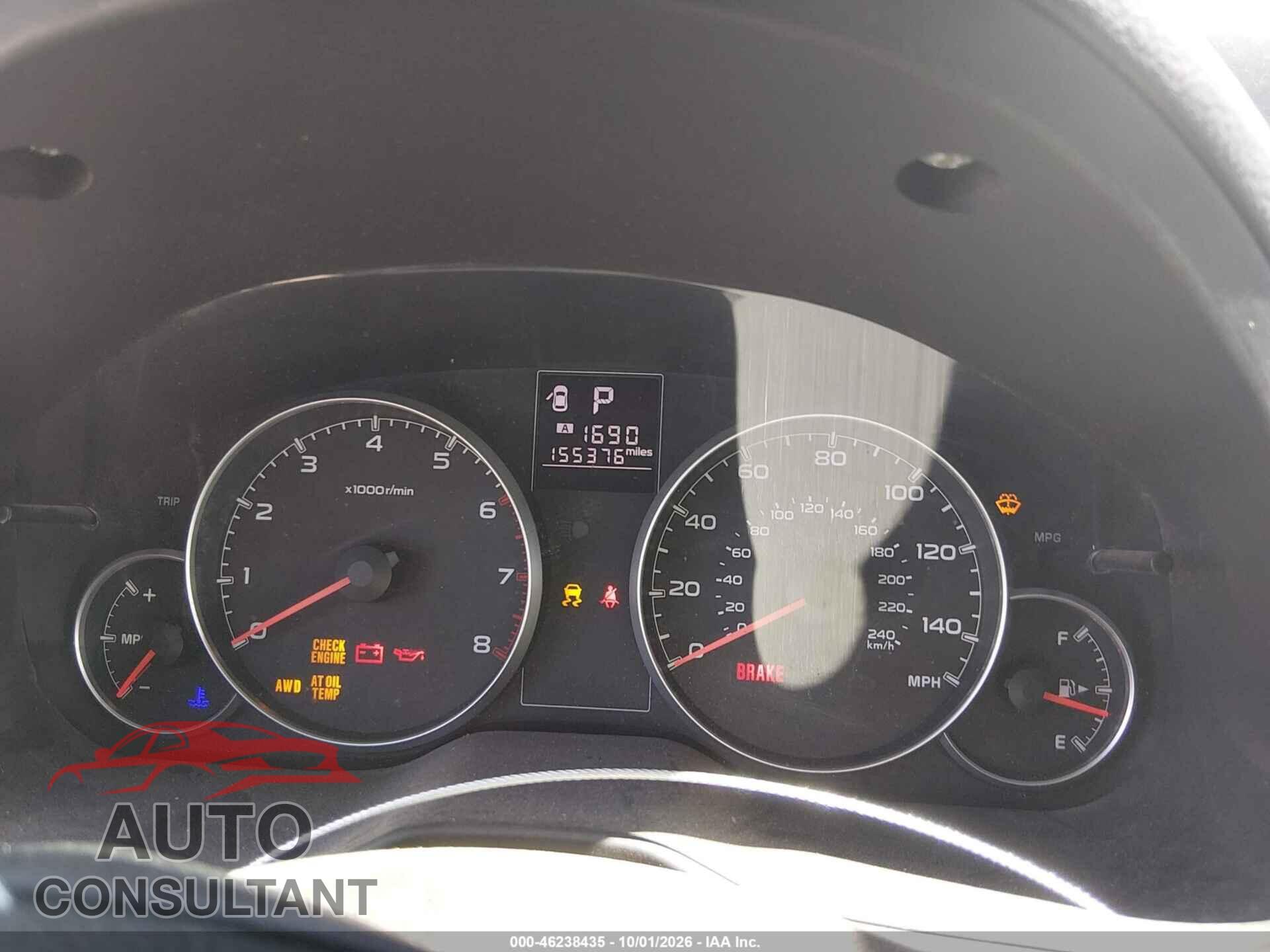 SUBARU OUTBACK 2013 - 4S4BRCCC3D3208623