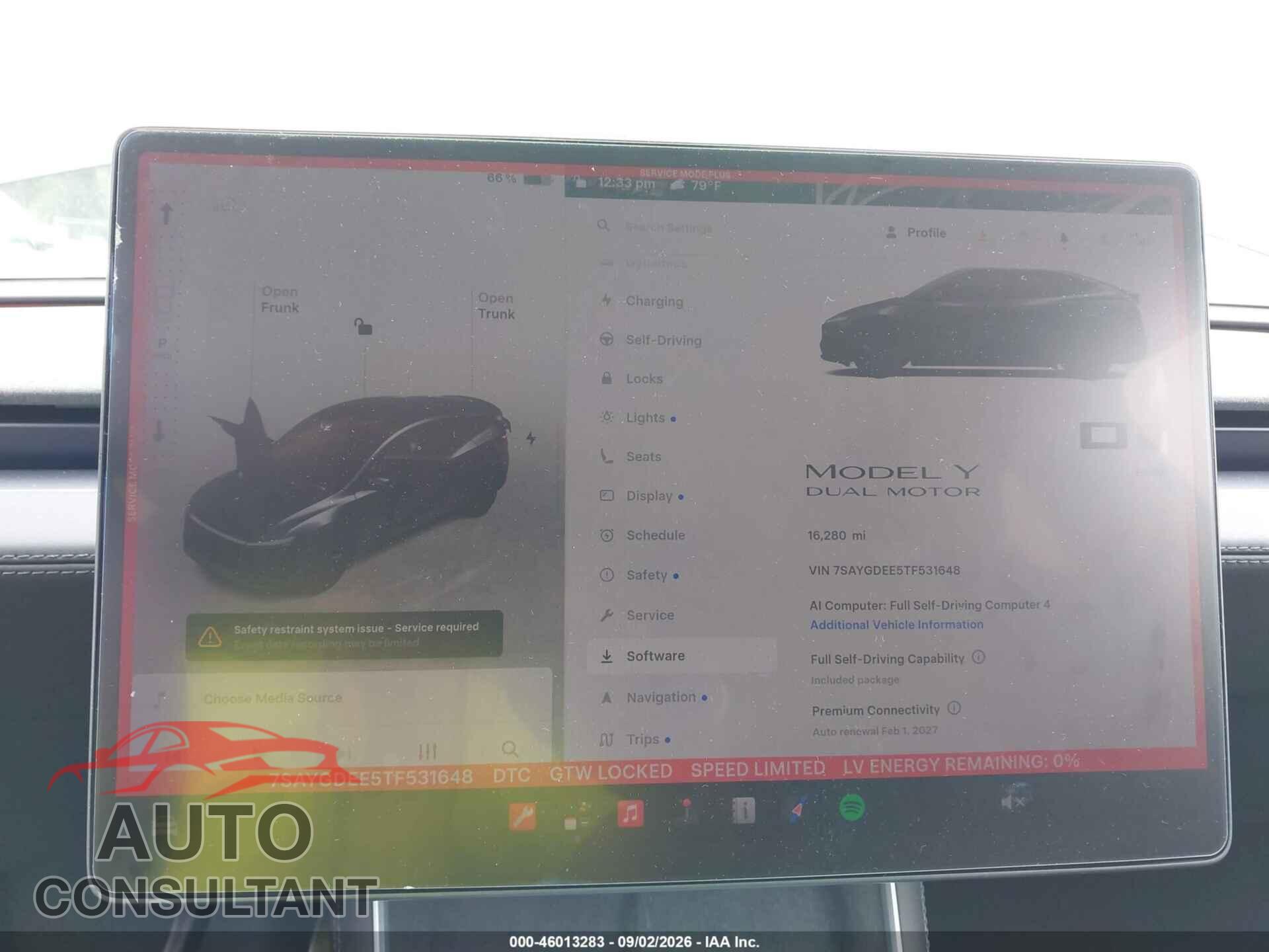 TESLA MODEL Y 2026 - 7SAYGDEE5TF531648