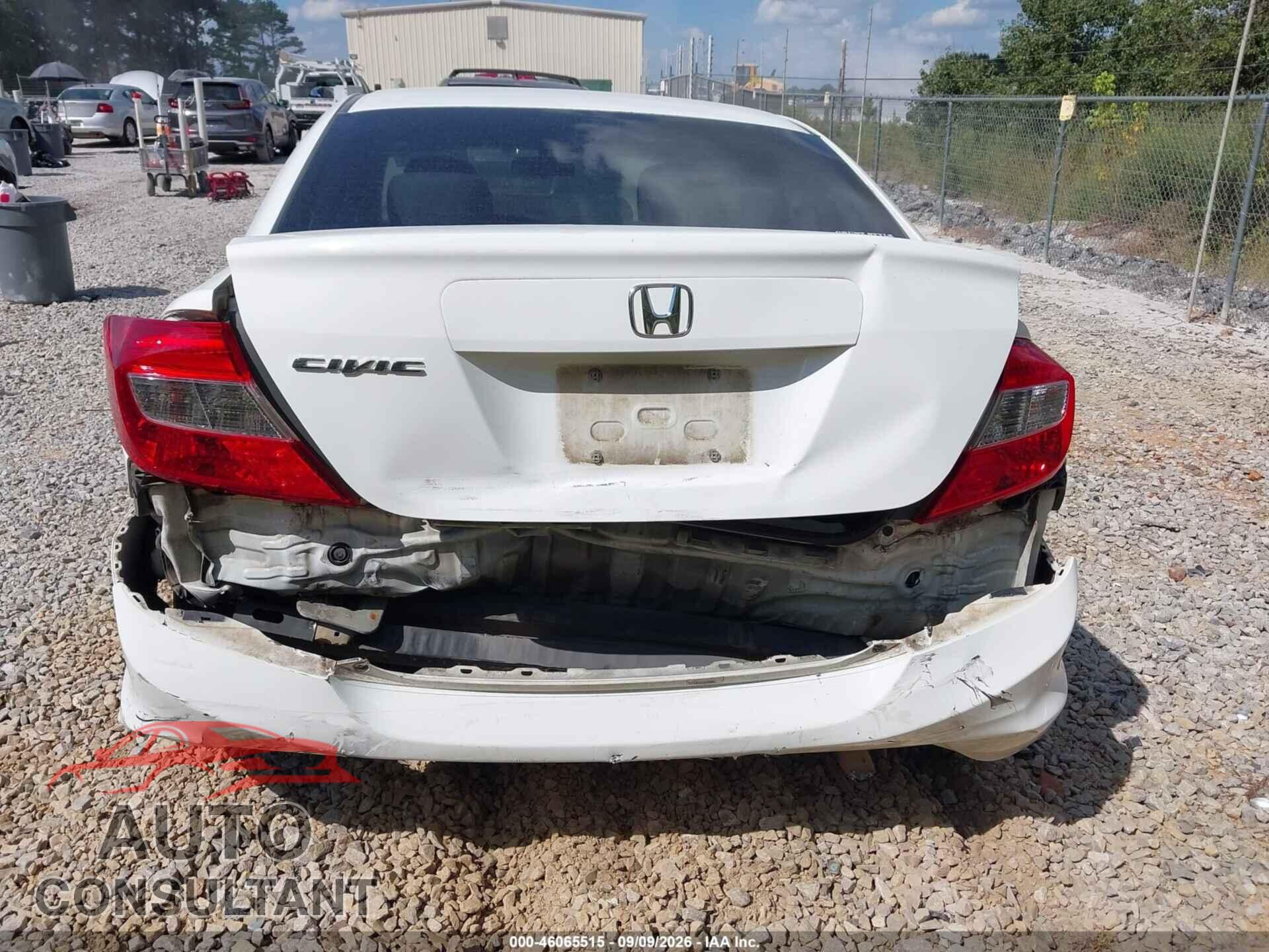 HONDA CIVIC 2012 - 19XFB2F55CE095931
