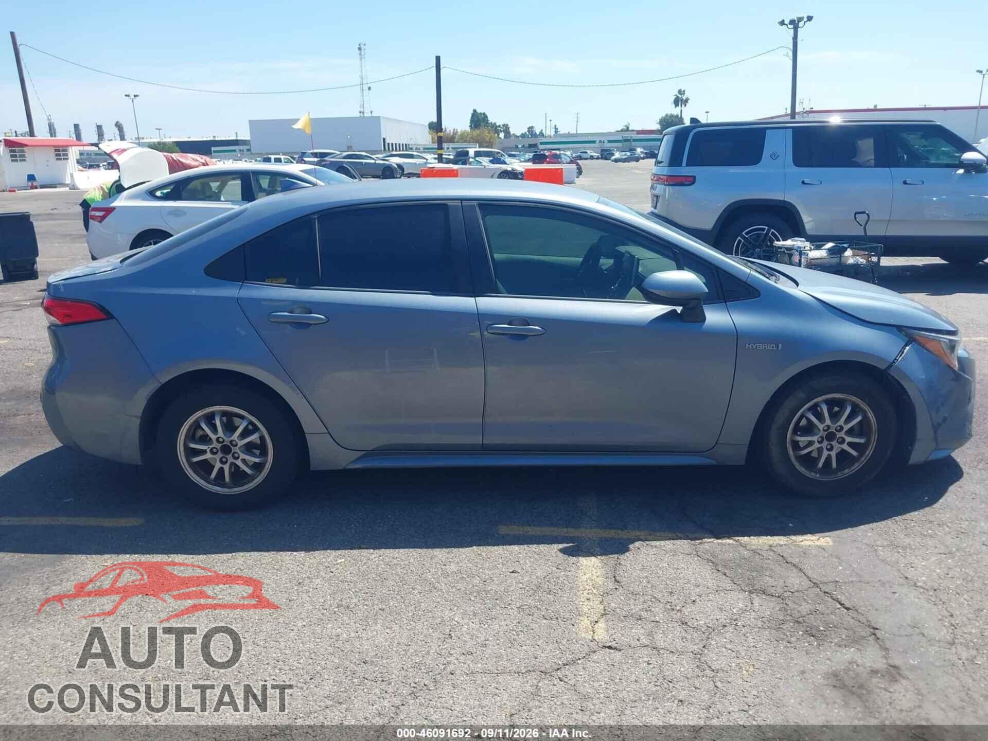 TOYOTA COROLLA 2021 - JTDEAMDE1MJ018006