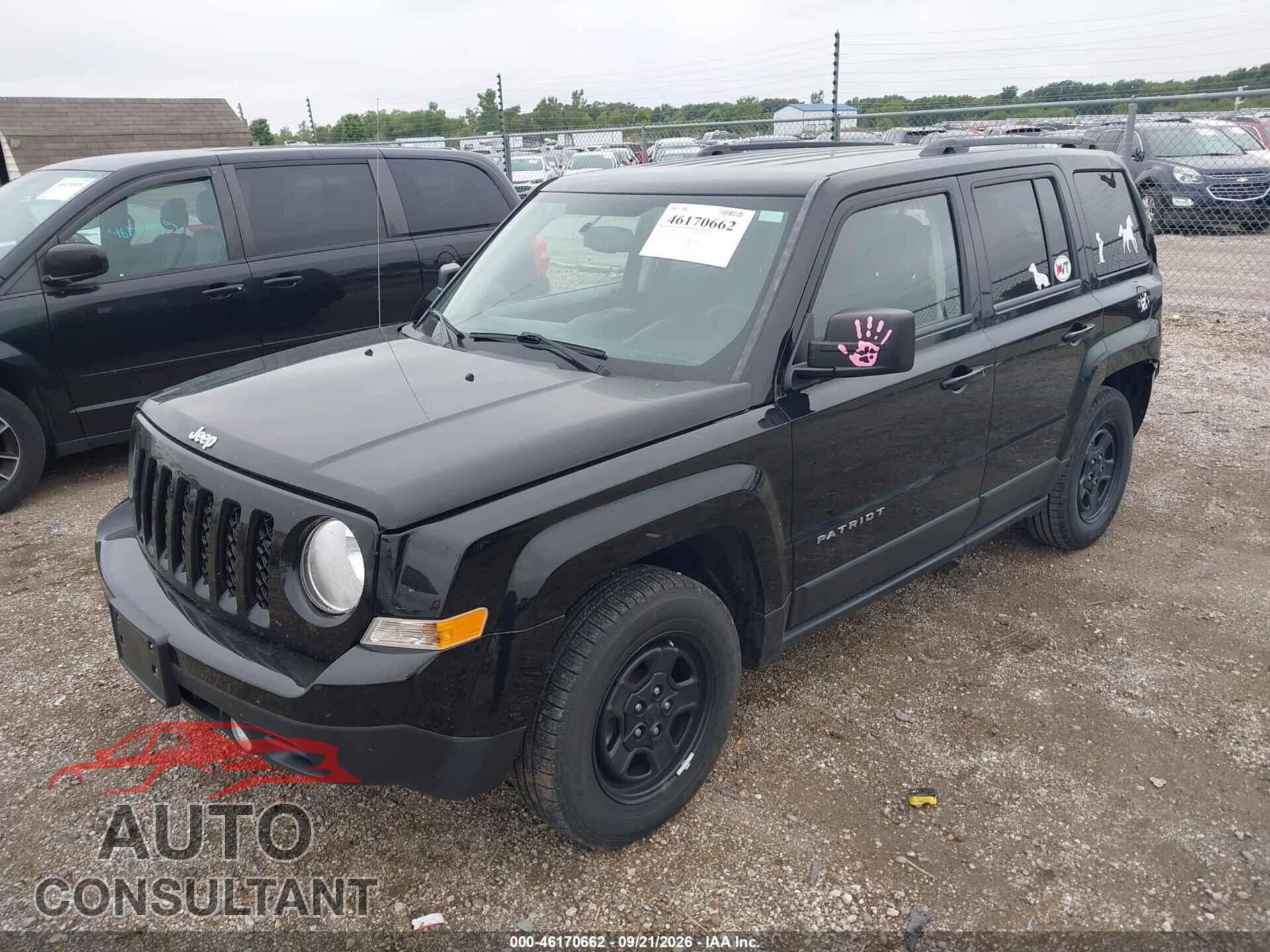 JEEP PATRIOT 2015 - 1C4NJPBB7FD341939