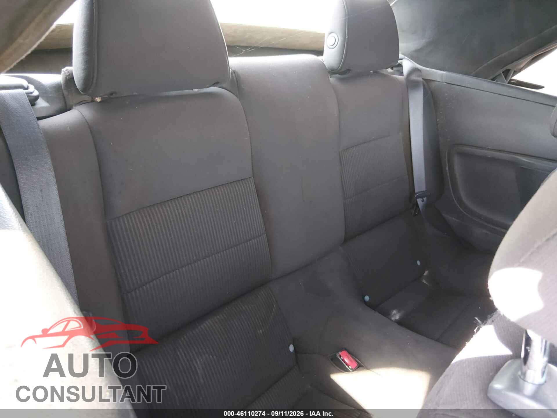 FORD MUSTANG 2012 - 1ZVBP8EM4C5207347