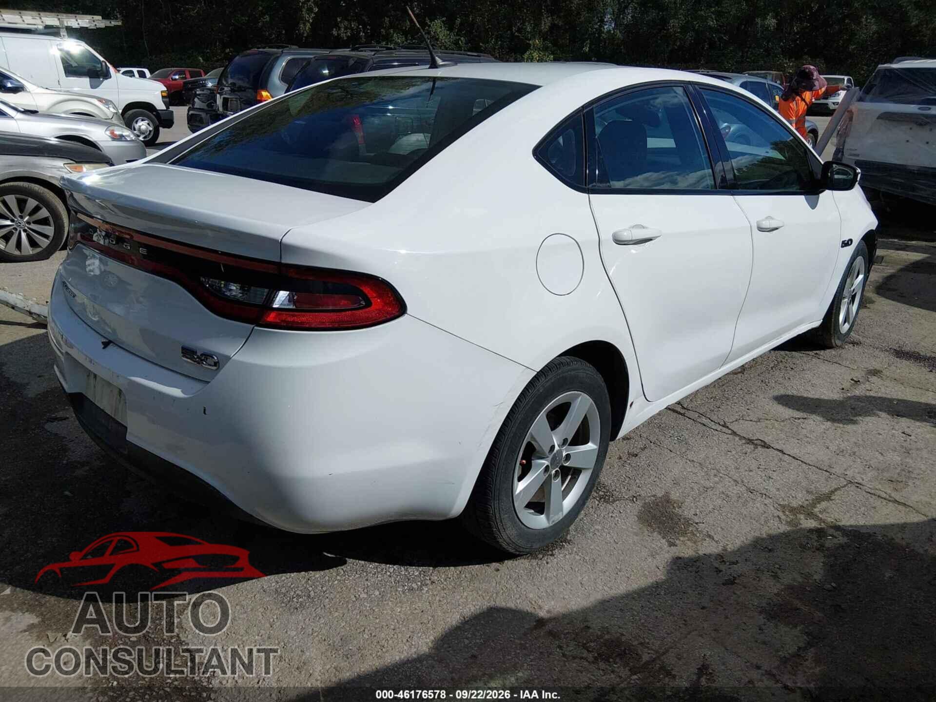 DODGE DART 2015 - 1C3CDFBB2FD158641