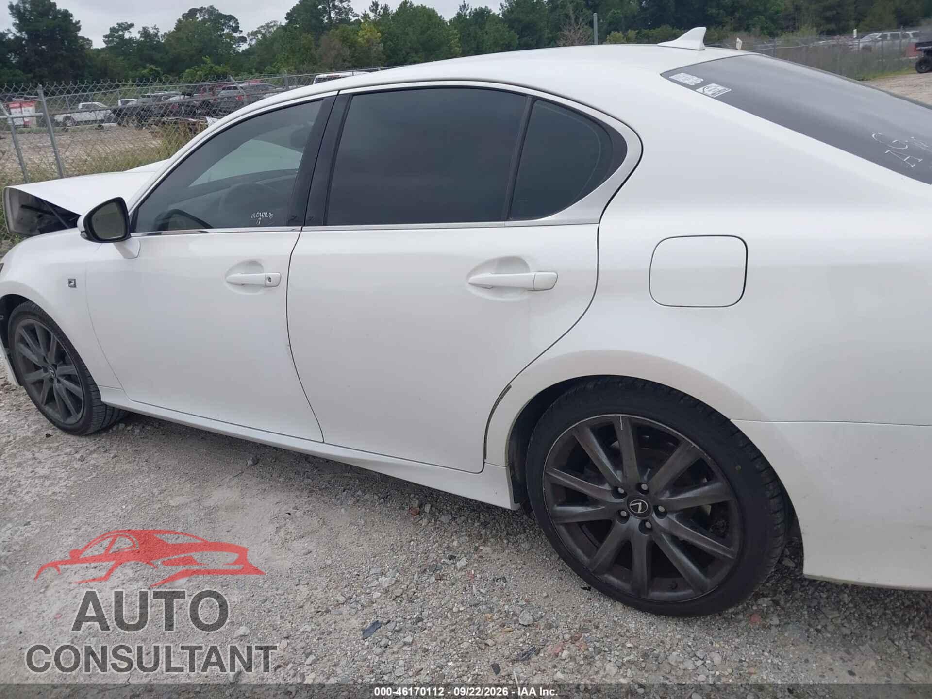 LEXUS GS 350 2013 - JTHBE1BL2D5015615
