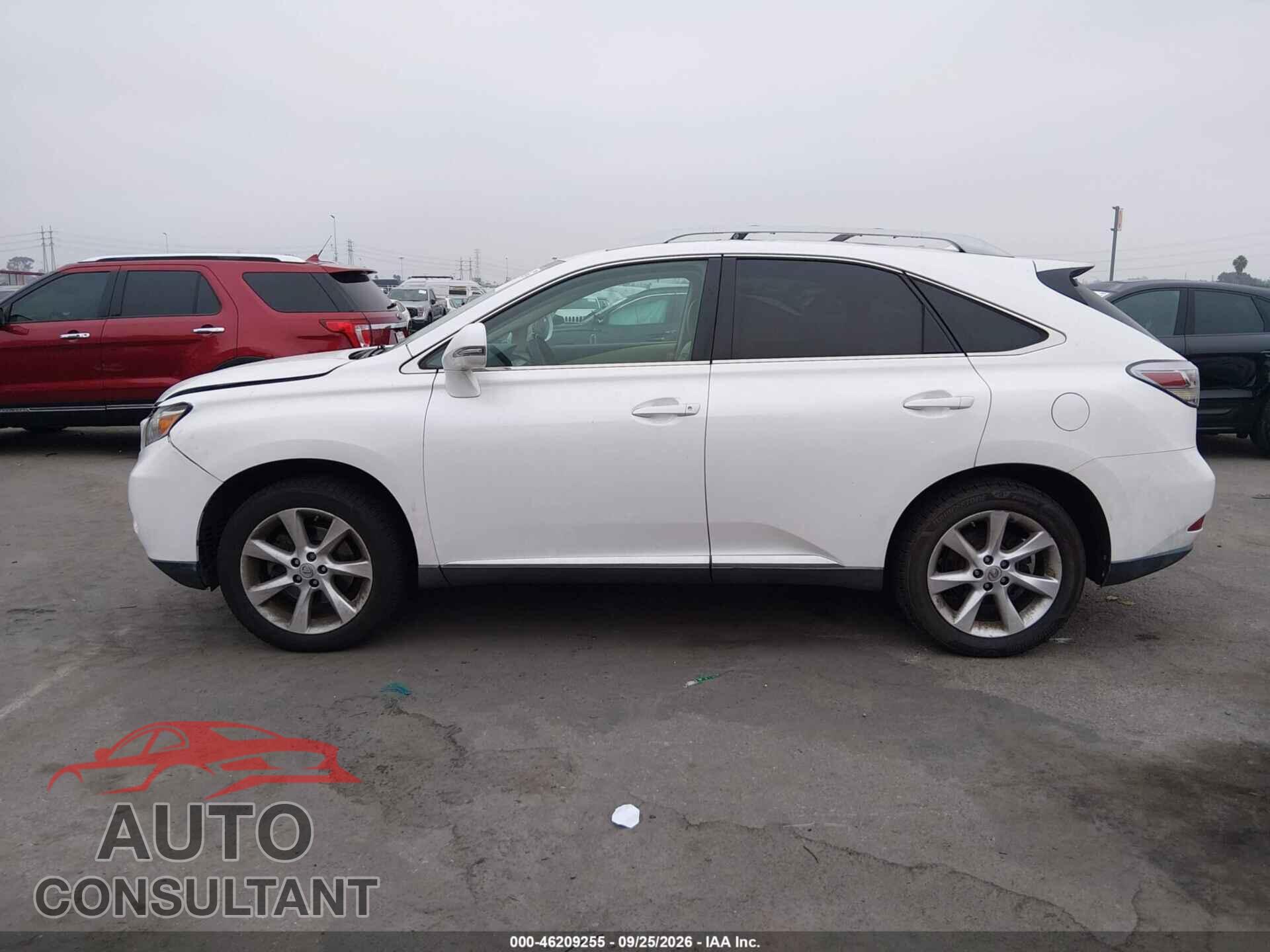 LEXUS RX 350 2010 - 2T2ZK1BA7AC013487