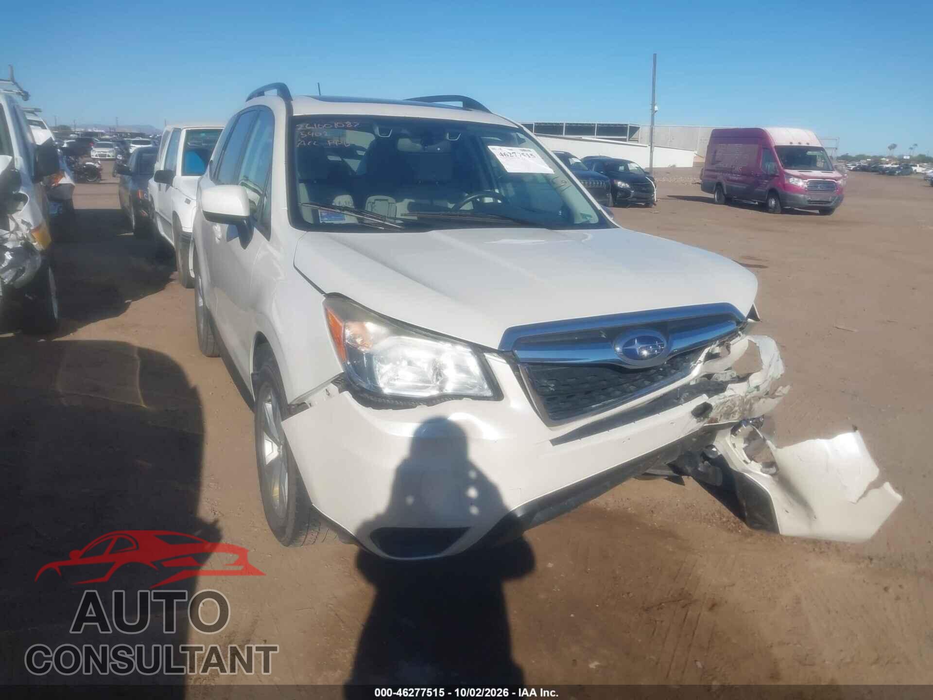 SUBARU FORESTER 2015 - JF2SJAFC5FH535902