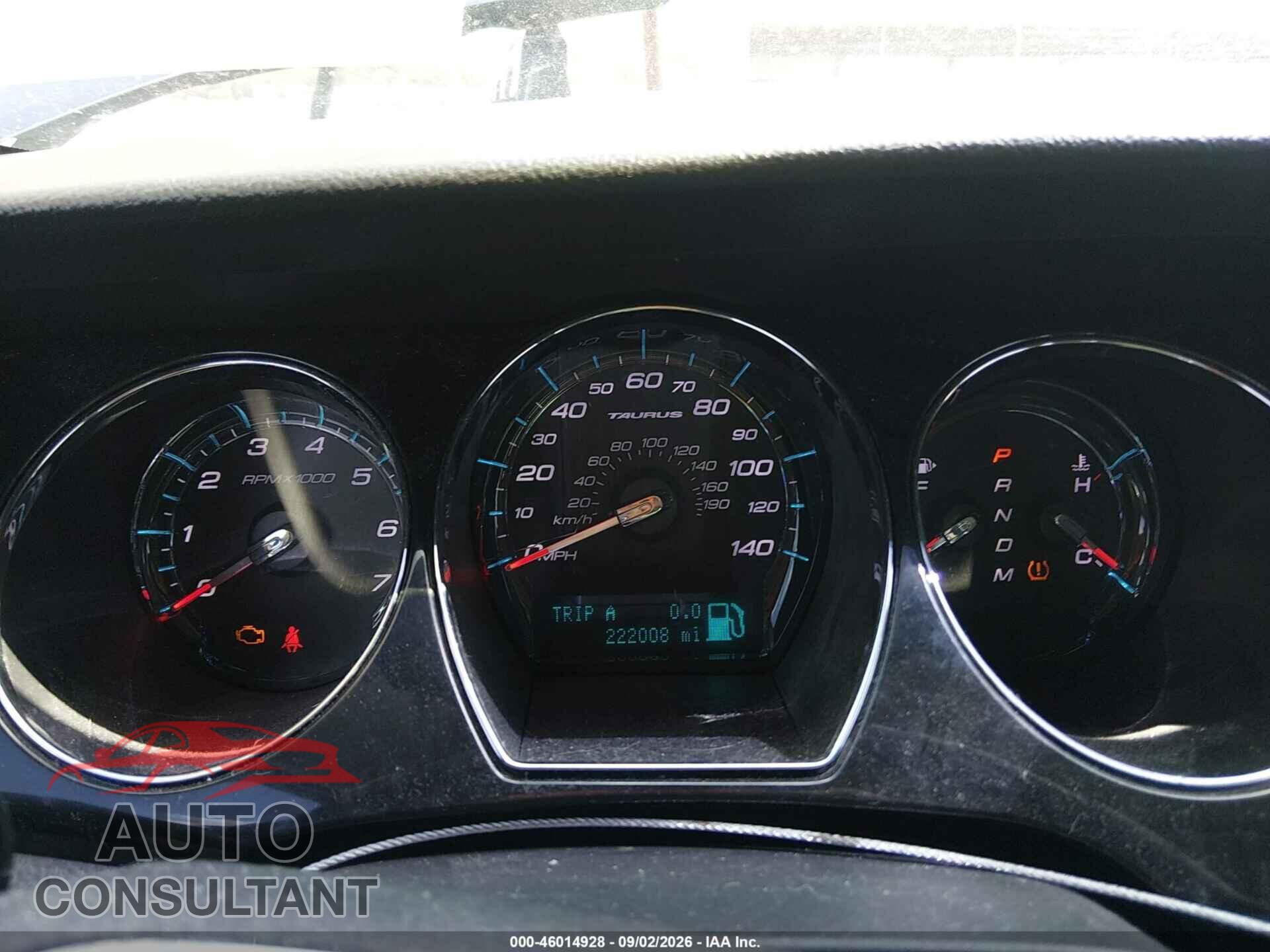 FORD TAURUS 2011 - 1FAHP2FW6BG101727