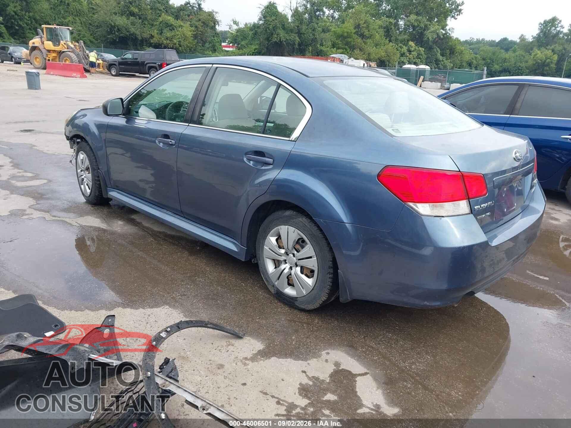 SUBARU LEGACY 2013 - 4S3BMBA69D3036124