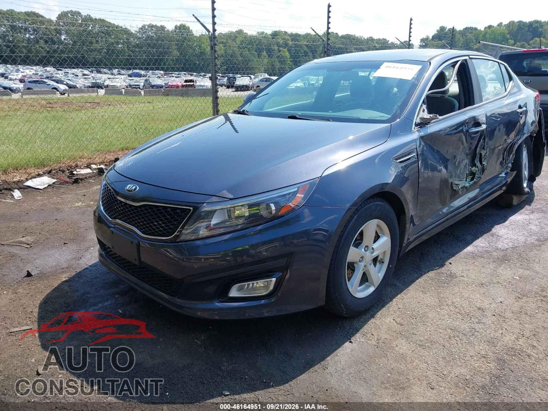 KIA OPTIMA 2015 - KNAGM4A77F5571757