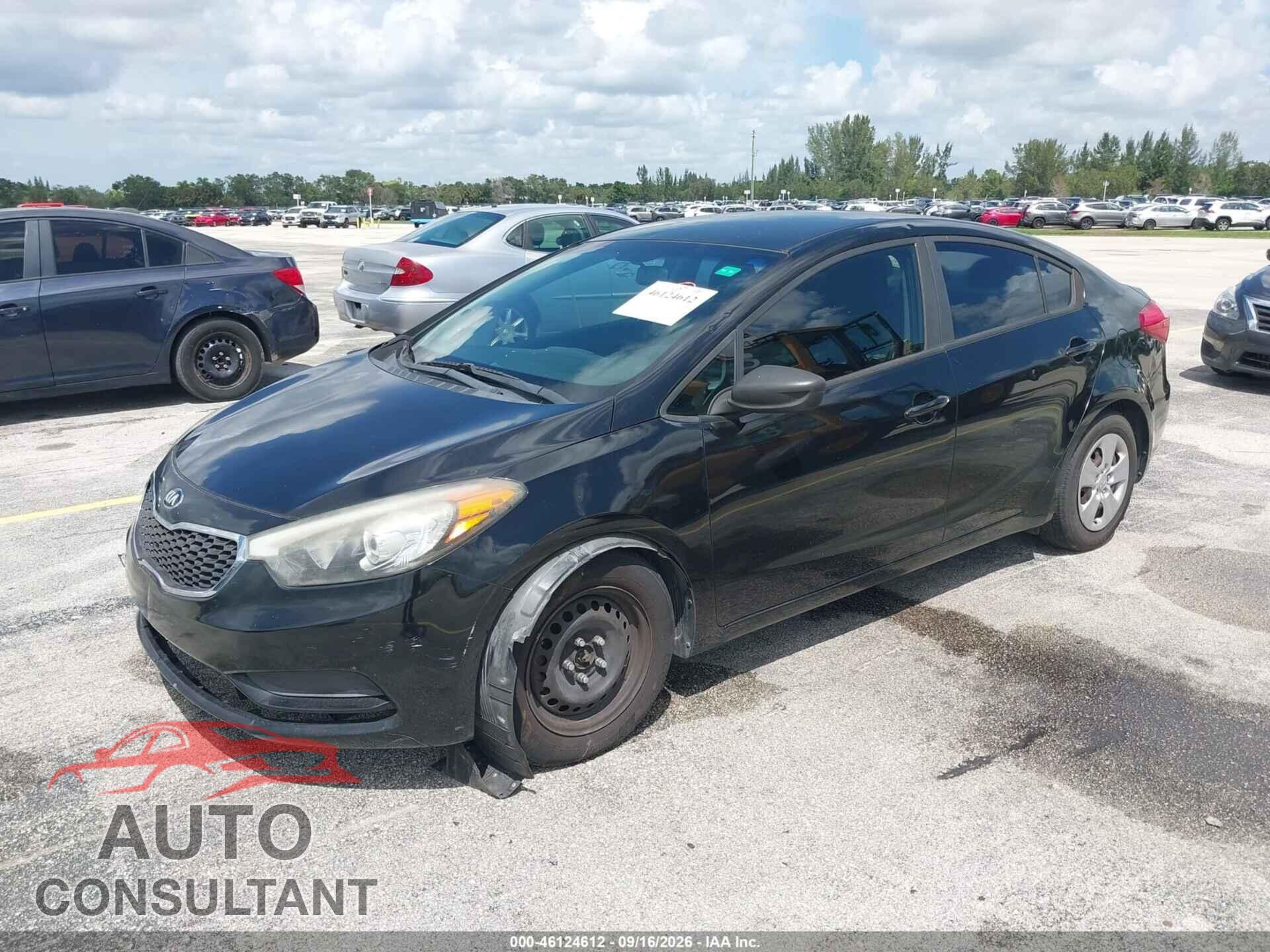KIA FORTE 2016 - KNAFK4A66G5592030