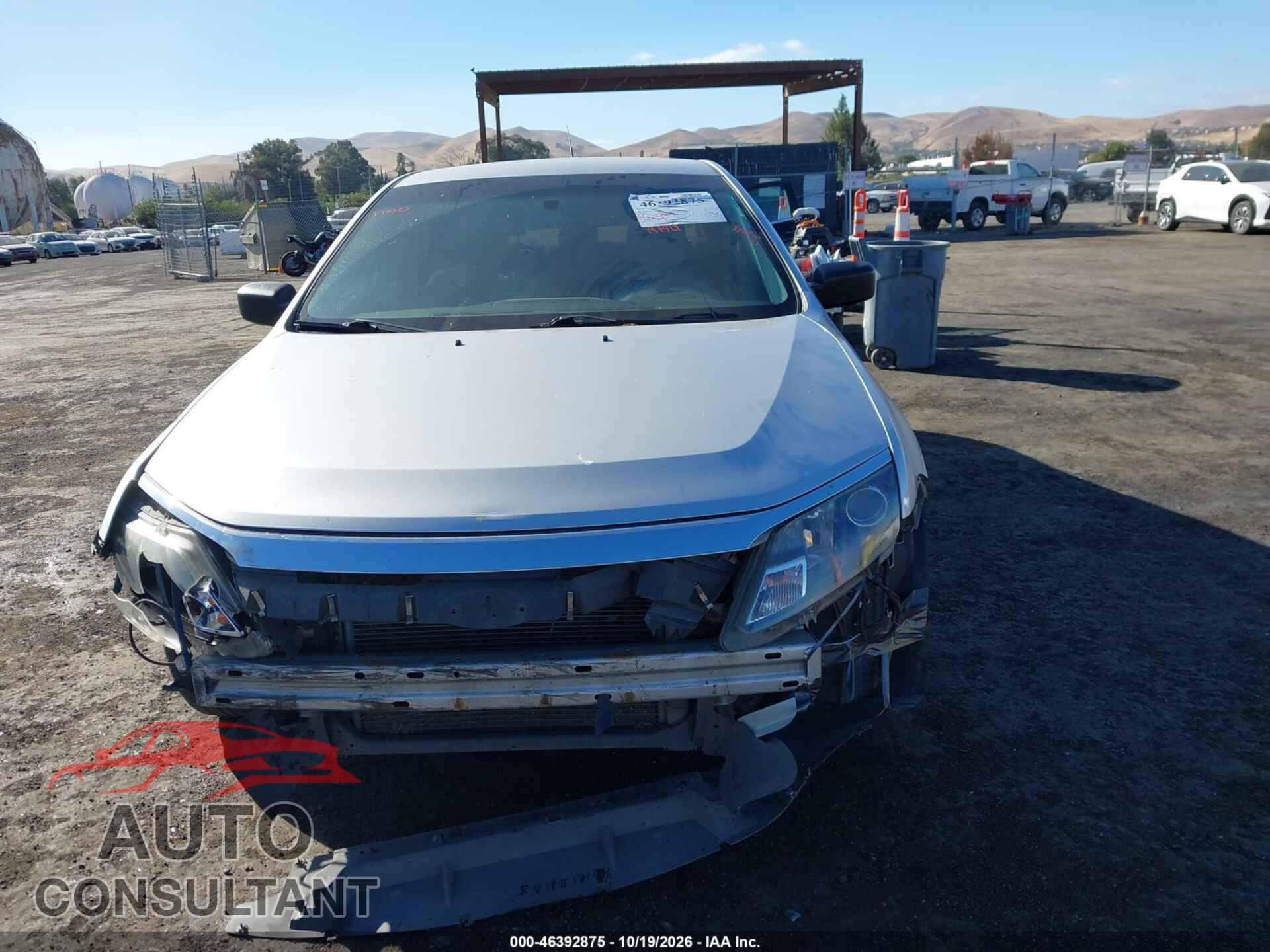 FORD FUSION 2012 - 3FAHP0GA3CR334692