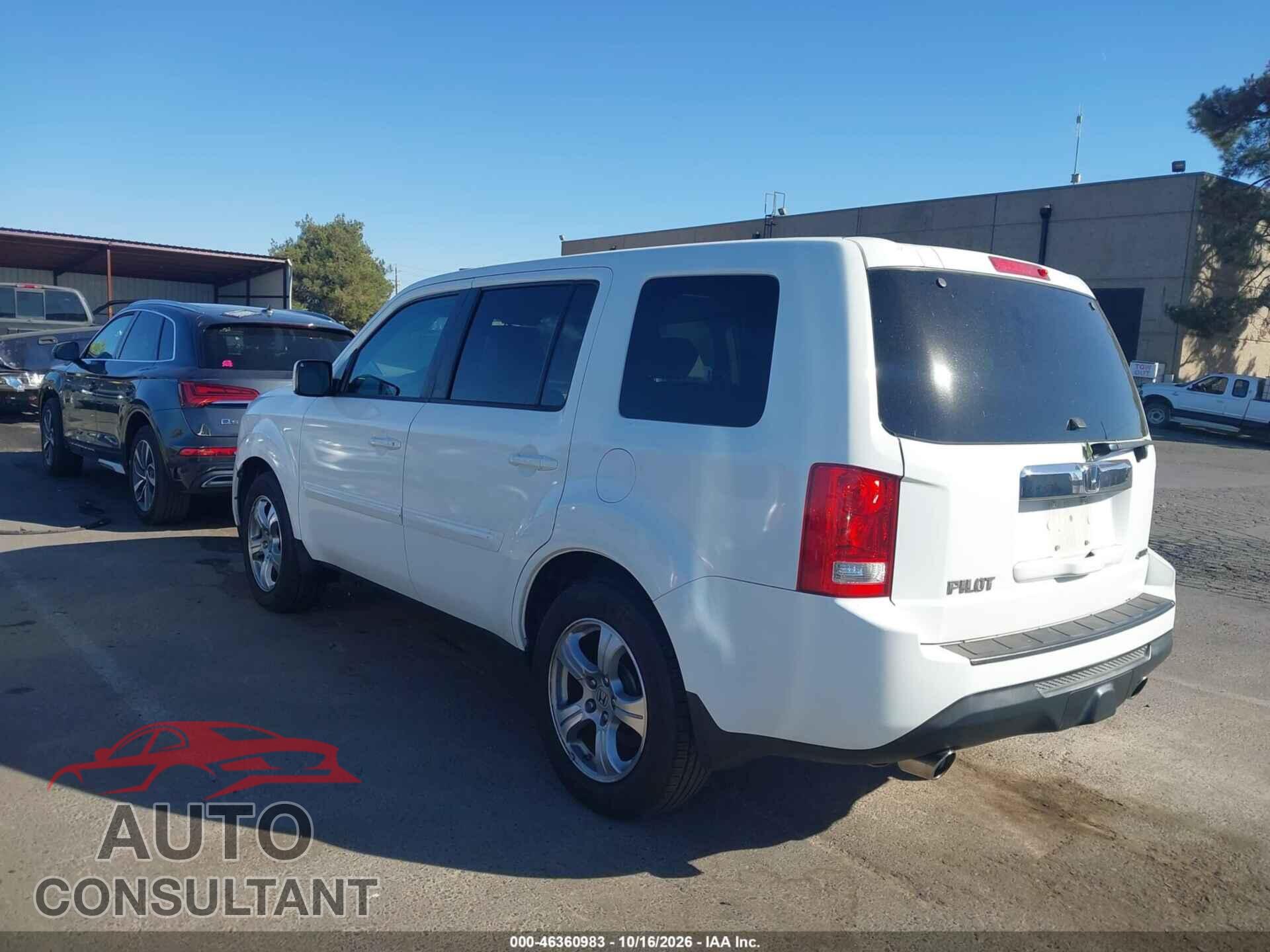 HONDA PILOT 2013 - 5FNYF4H5XDB075966