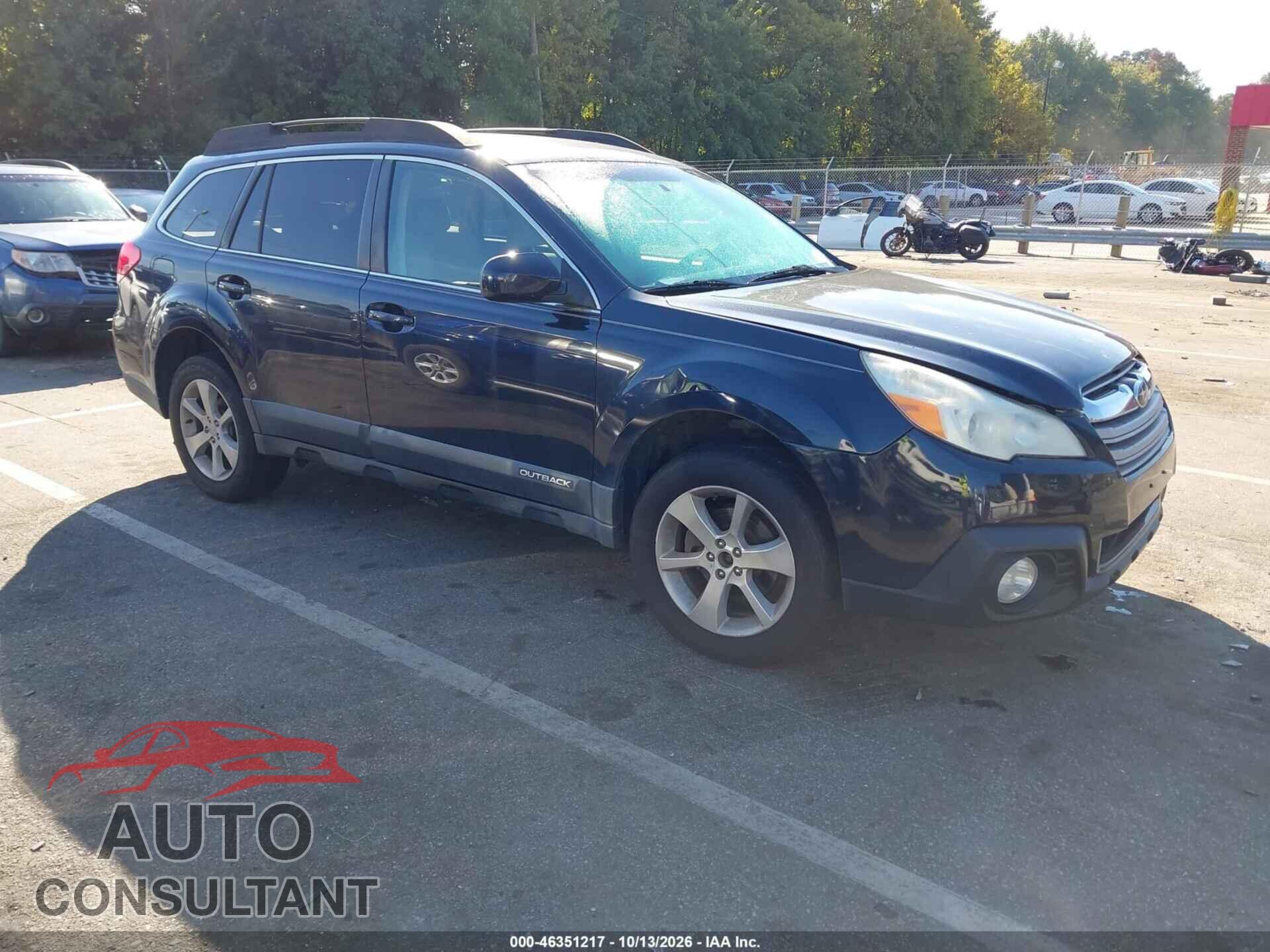 SUBARU OUTBACK 2013 - 4S4BRBCCXD3265749