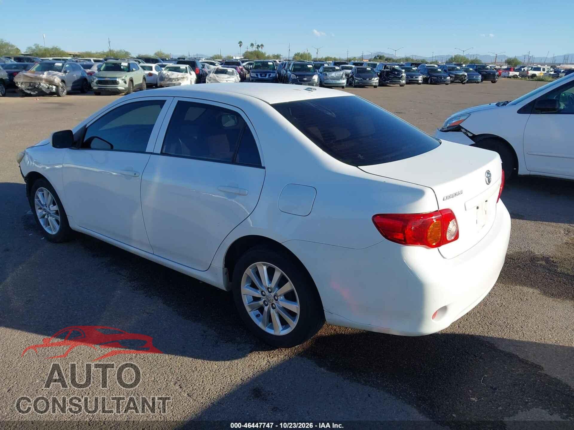 TOYOTA COROLLA 2009 - JTDBL40E19J044258