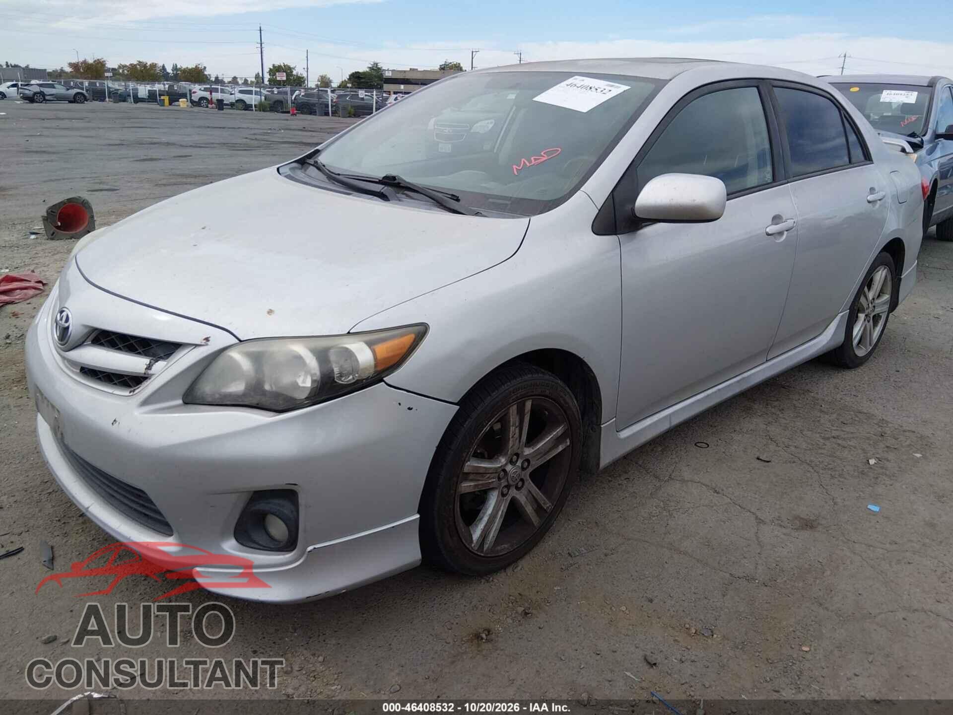 TOYOTA COROLLA 2013 - 5YFBU4EE7DP166780