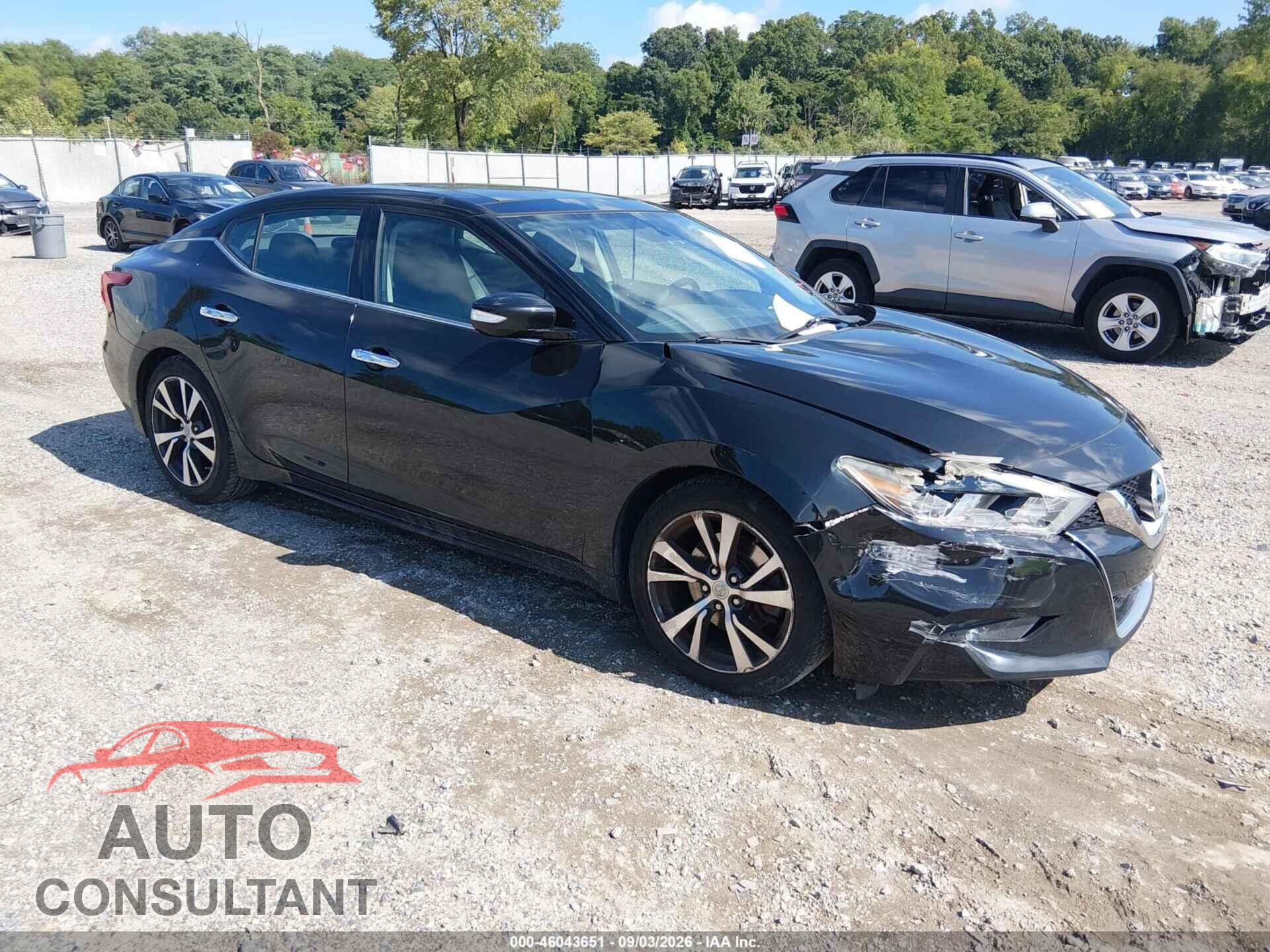 NISSAN MAXIMA 2017 - 1N4AA6AP9HC400865