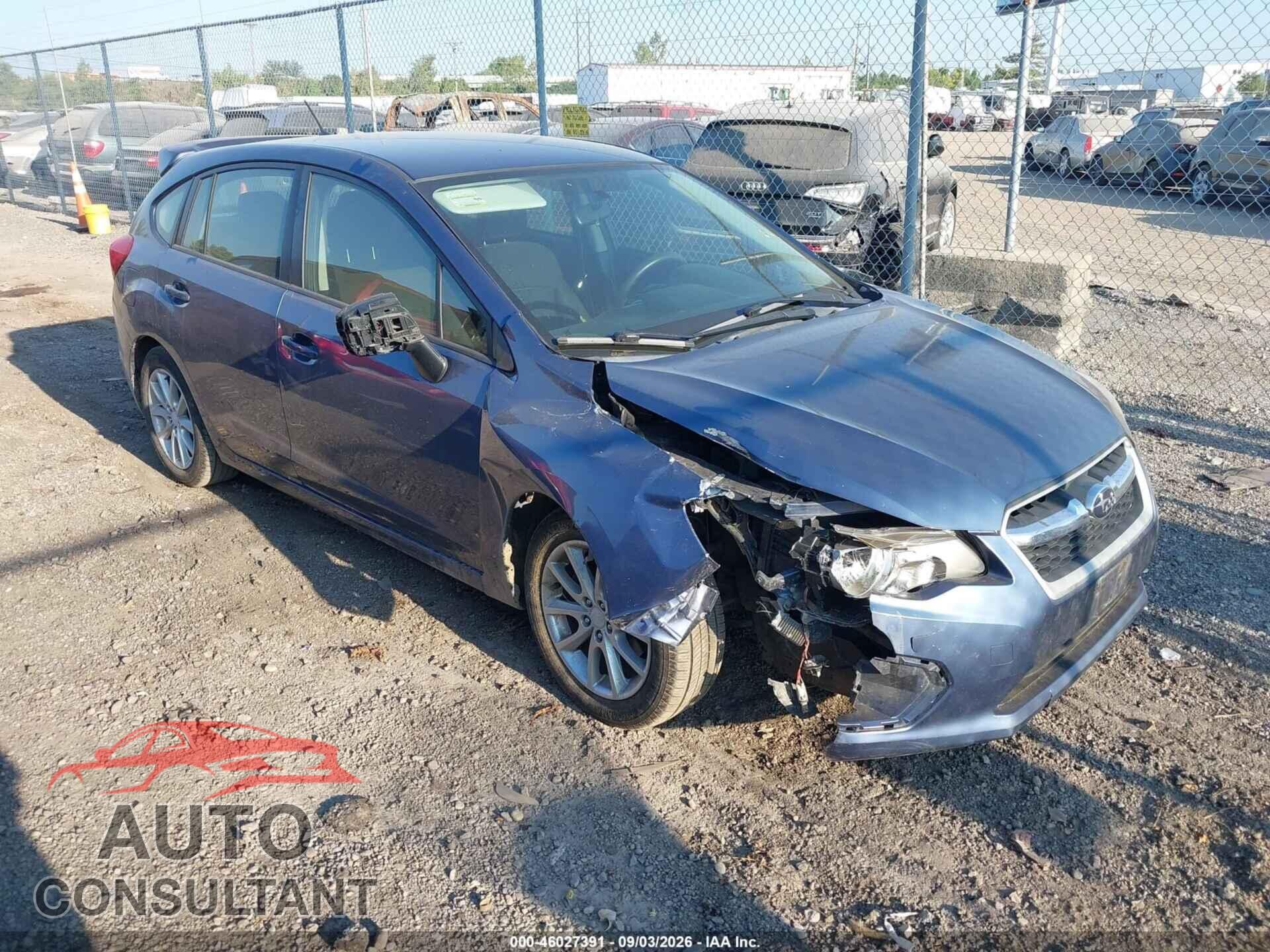 SUBARU IMPREZA 2013 - JF1GPAC63D2901265