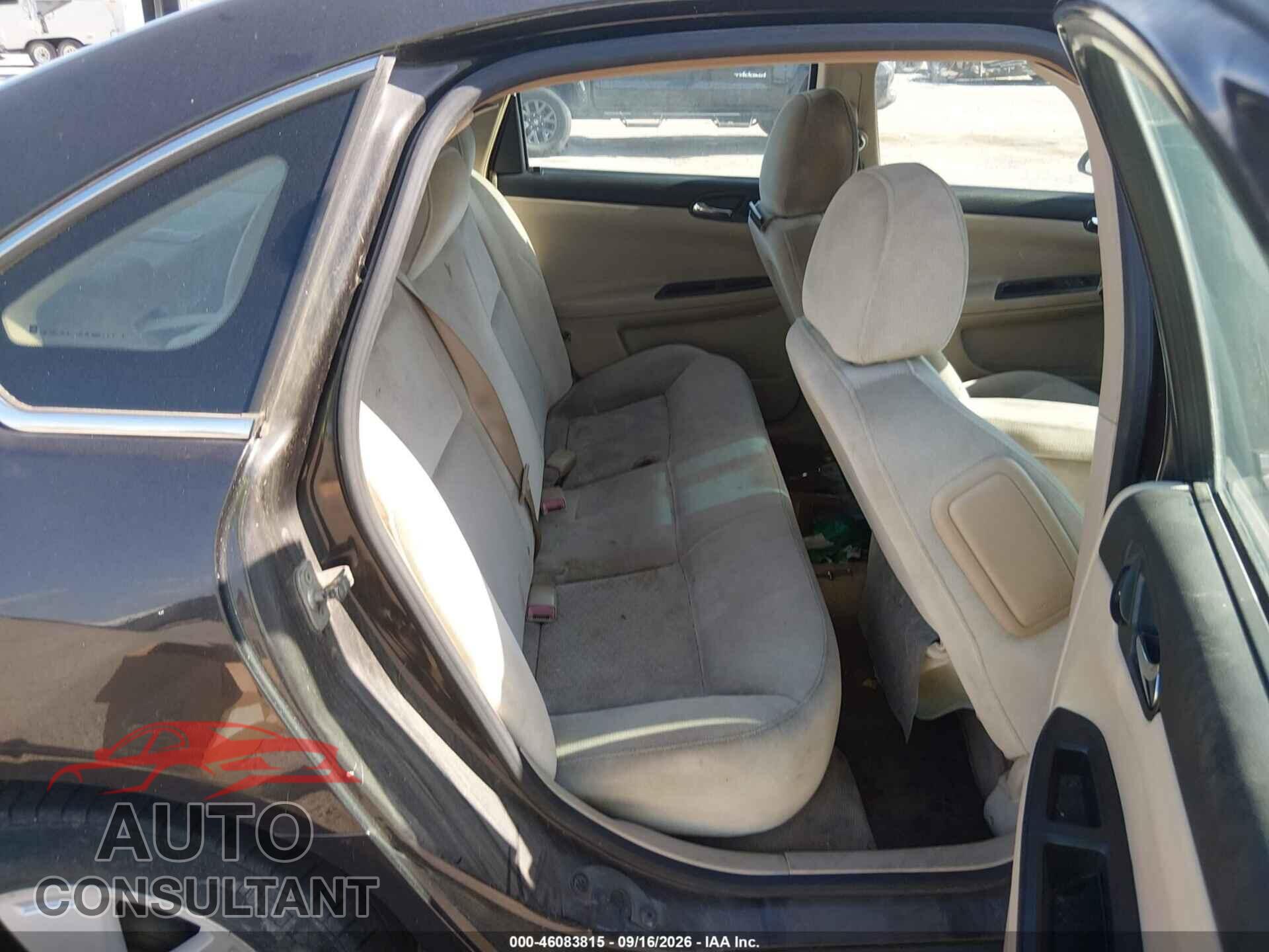 CHEVROLET IMPALA 2009 - 2g1wt57k291238237