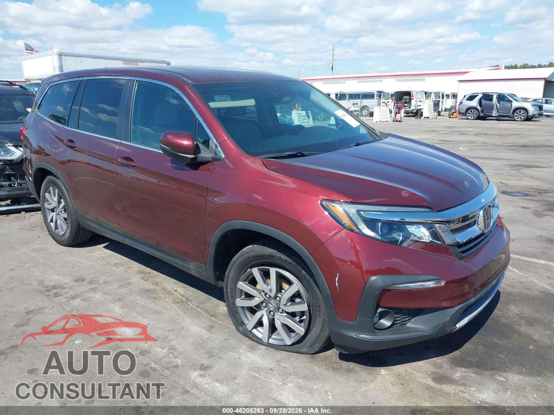 HONDA PILOT 2019 - 5FNYF5H57KB045584
