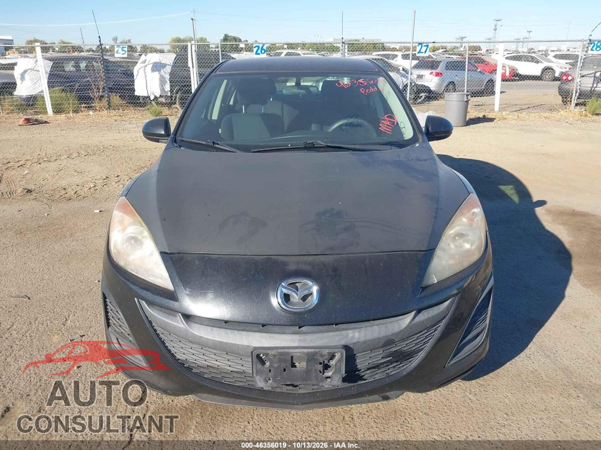 MAZDA MAZDA3 2011 - JM1BL1UG5B1490543