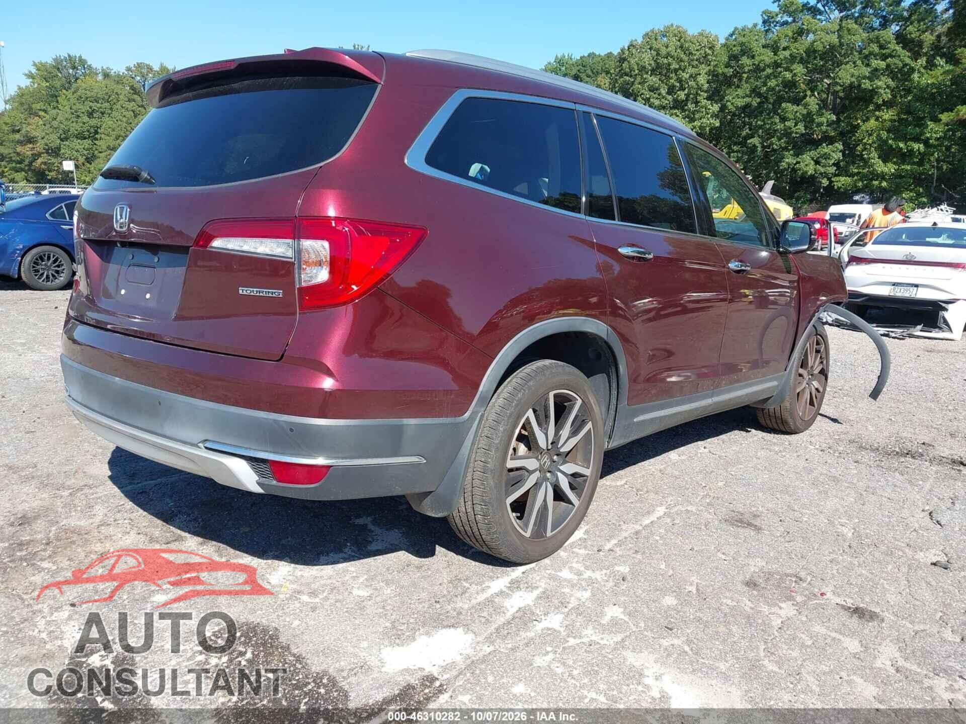 HONDA PILOT 2019 - 5FNYF5H61KB008135