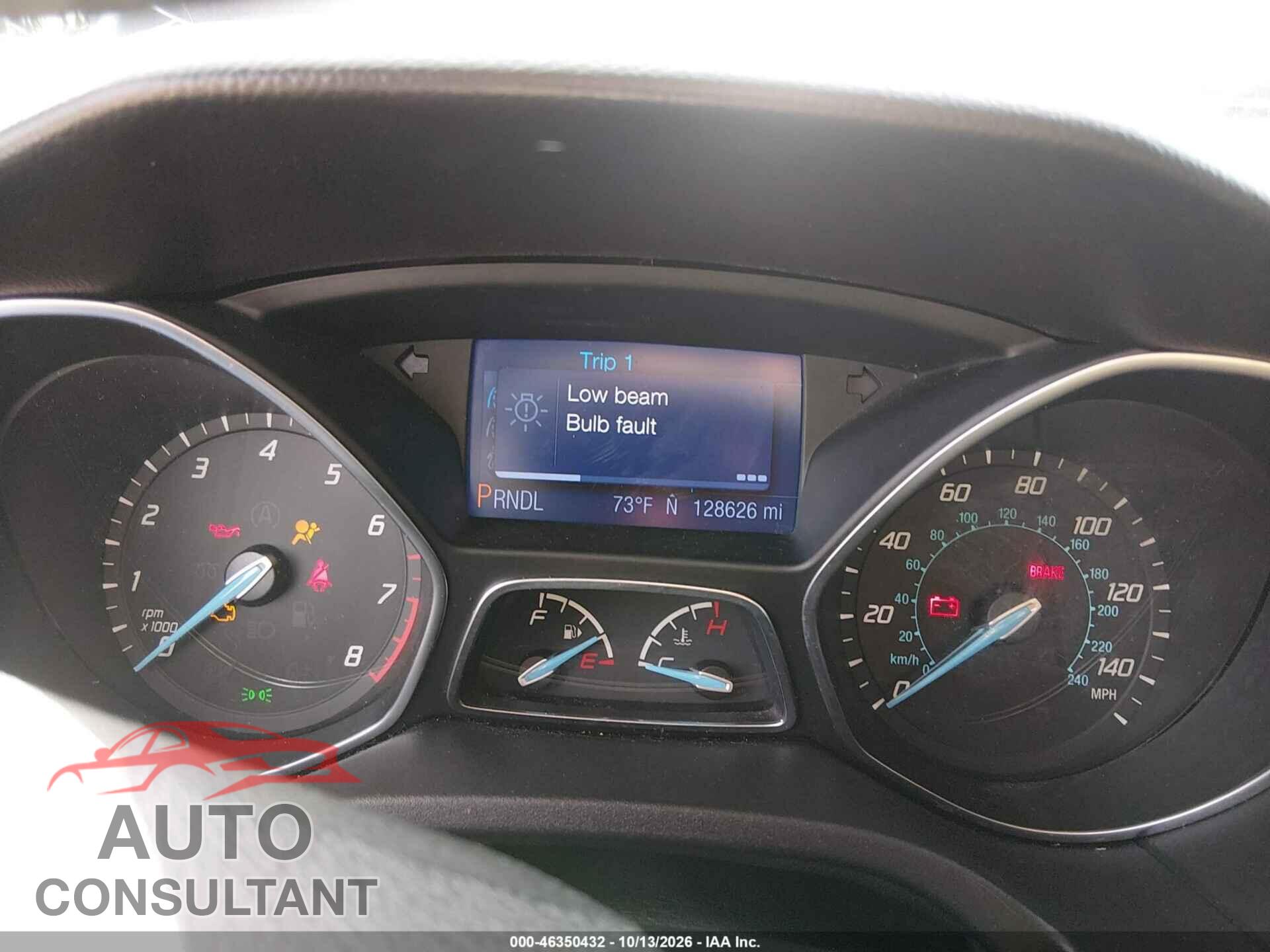 FORD FOCUS 2013 - 1FADP3F2XDL153650