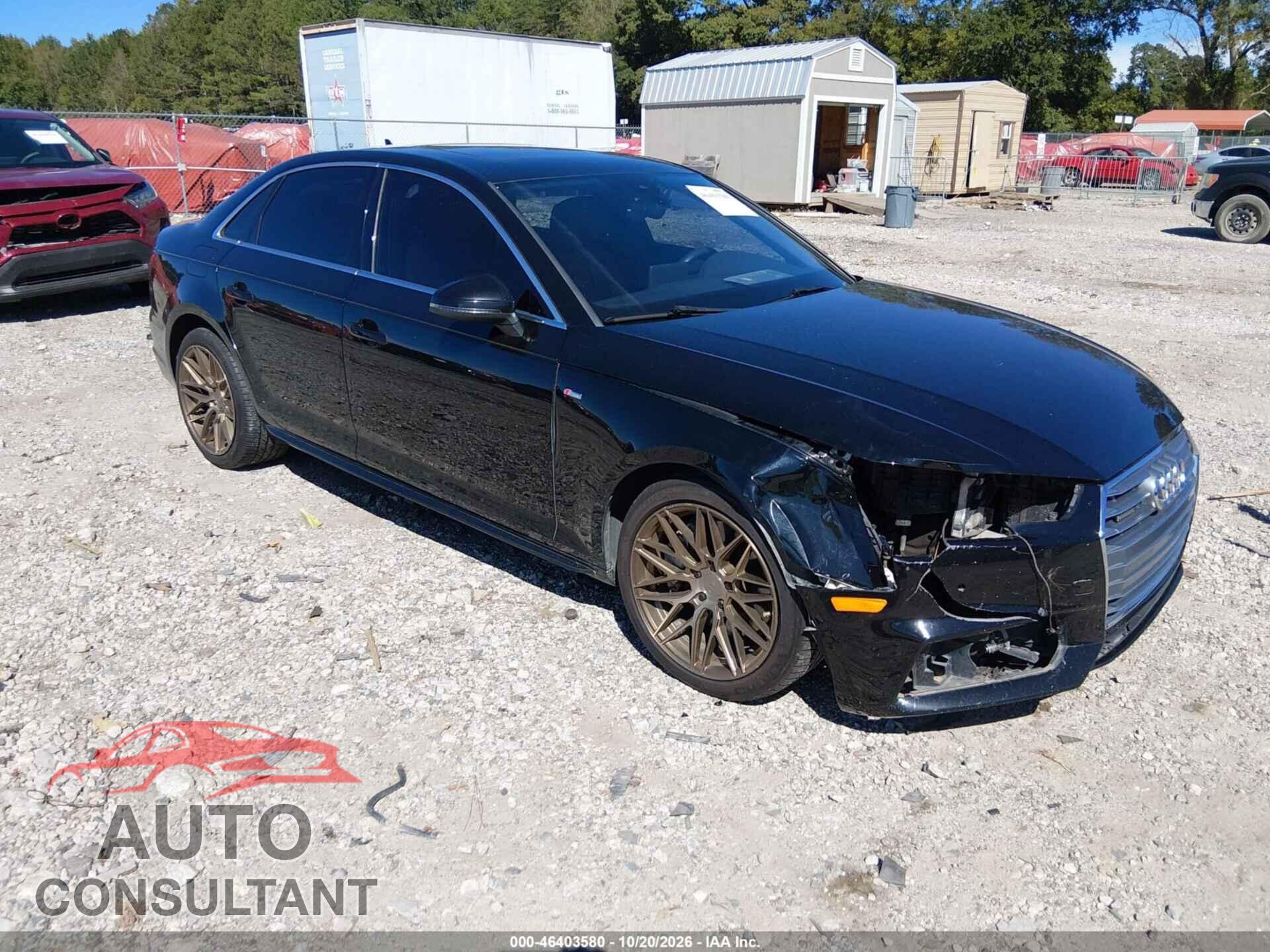 AUDI A4 2018 - WAUENAF40JA114838